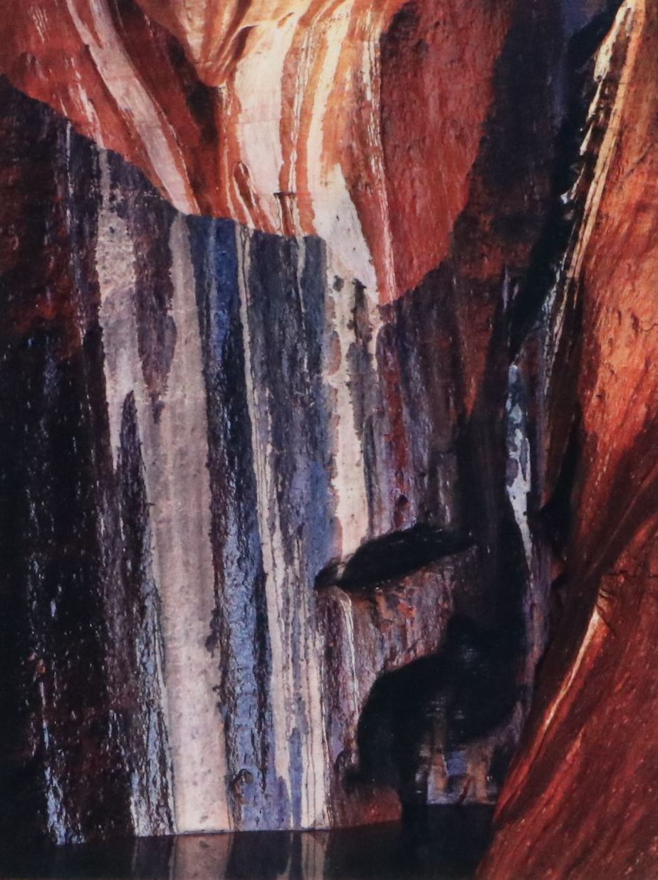 Eliot Porter Chromogenic Photograph "Water-Streaked Wall," Late 20th Century