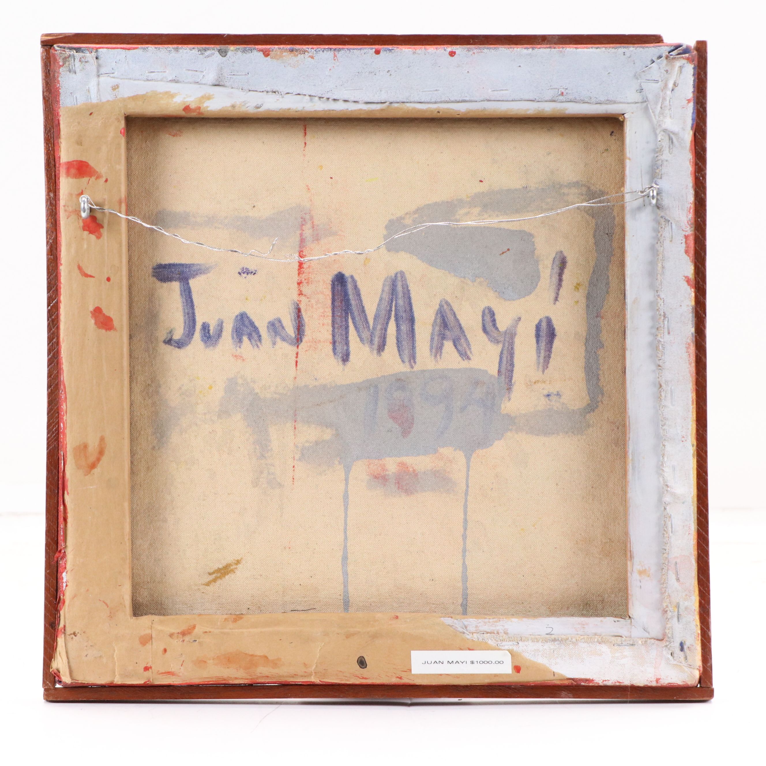 Juan Mayí Mixed Media Abstract Painting