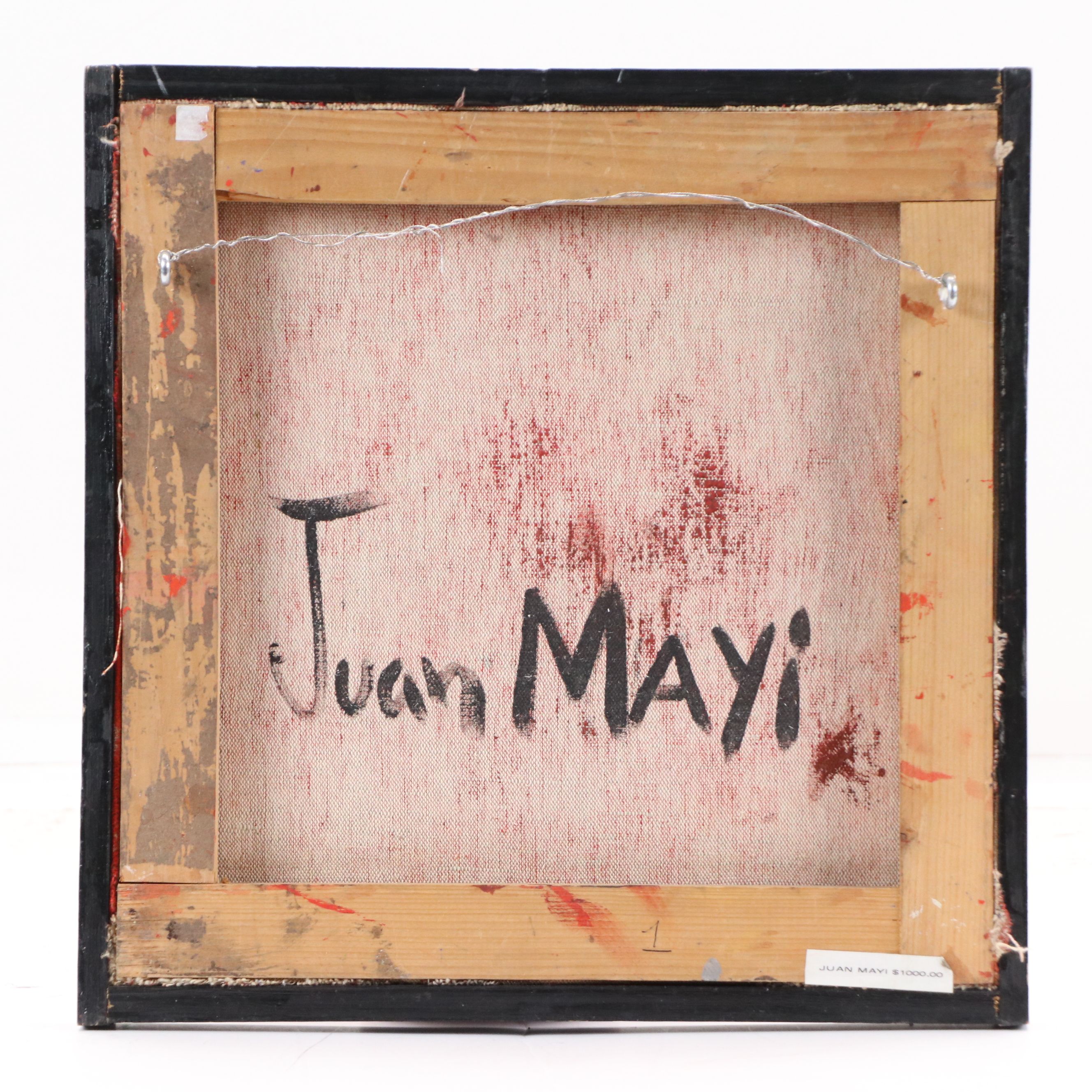 Juan Mayí Mixed Media Abstract Painting
