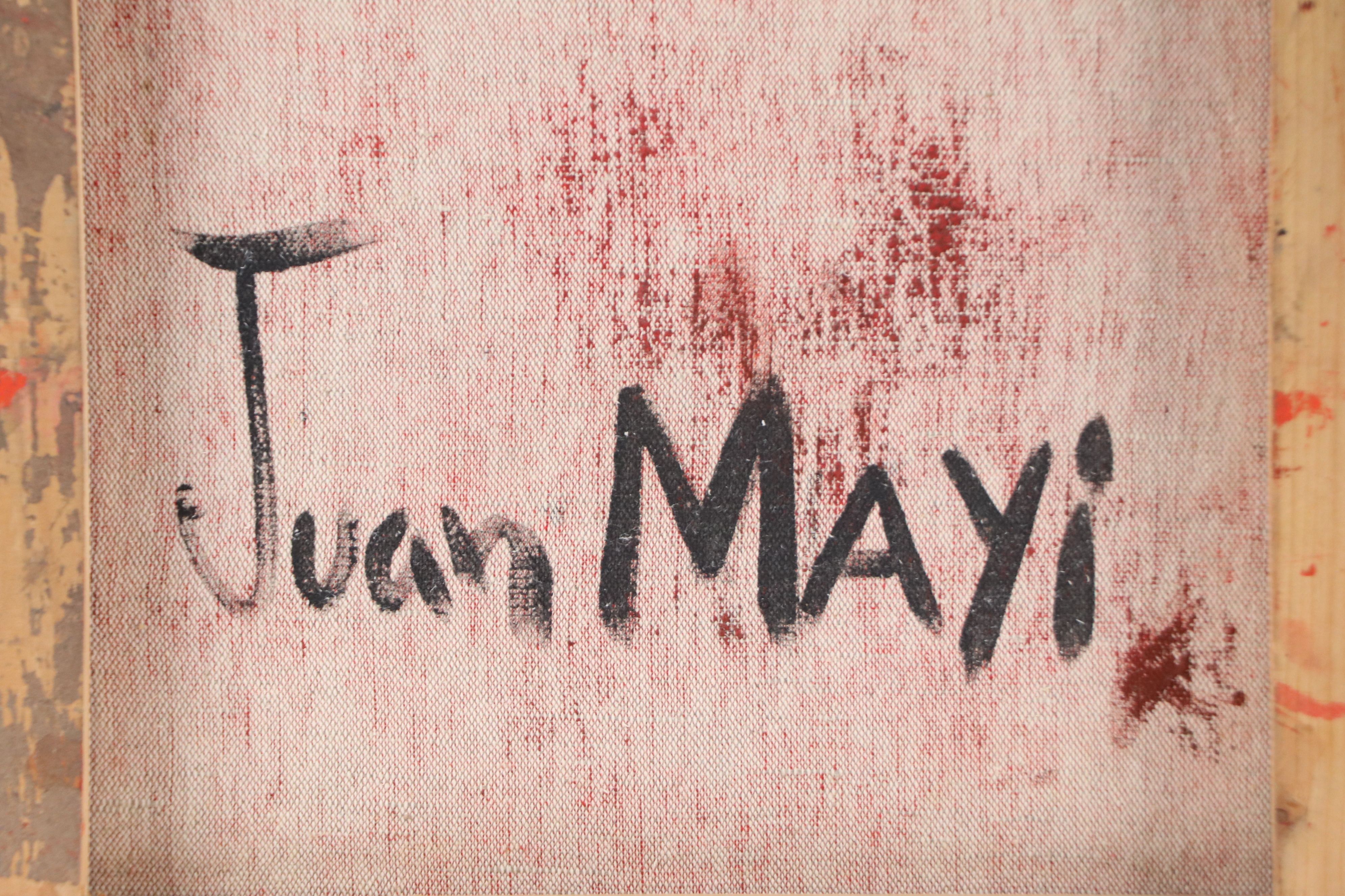 Juan Mayí Mixed Media Abstract Painting