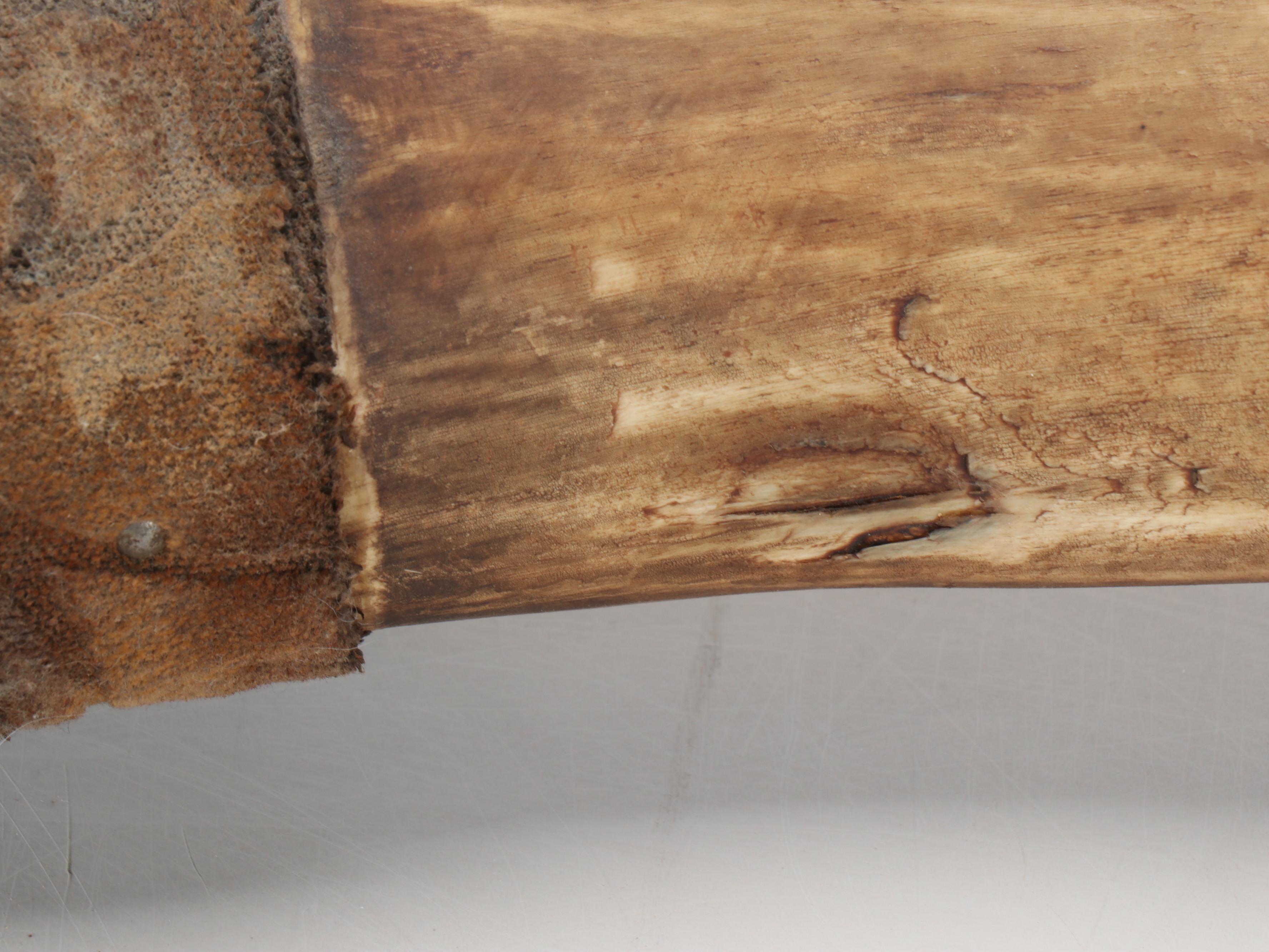 Mexican Longhorn Leather Wrapped Mounted Horns