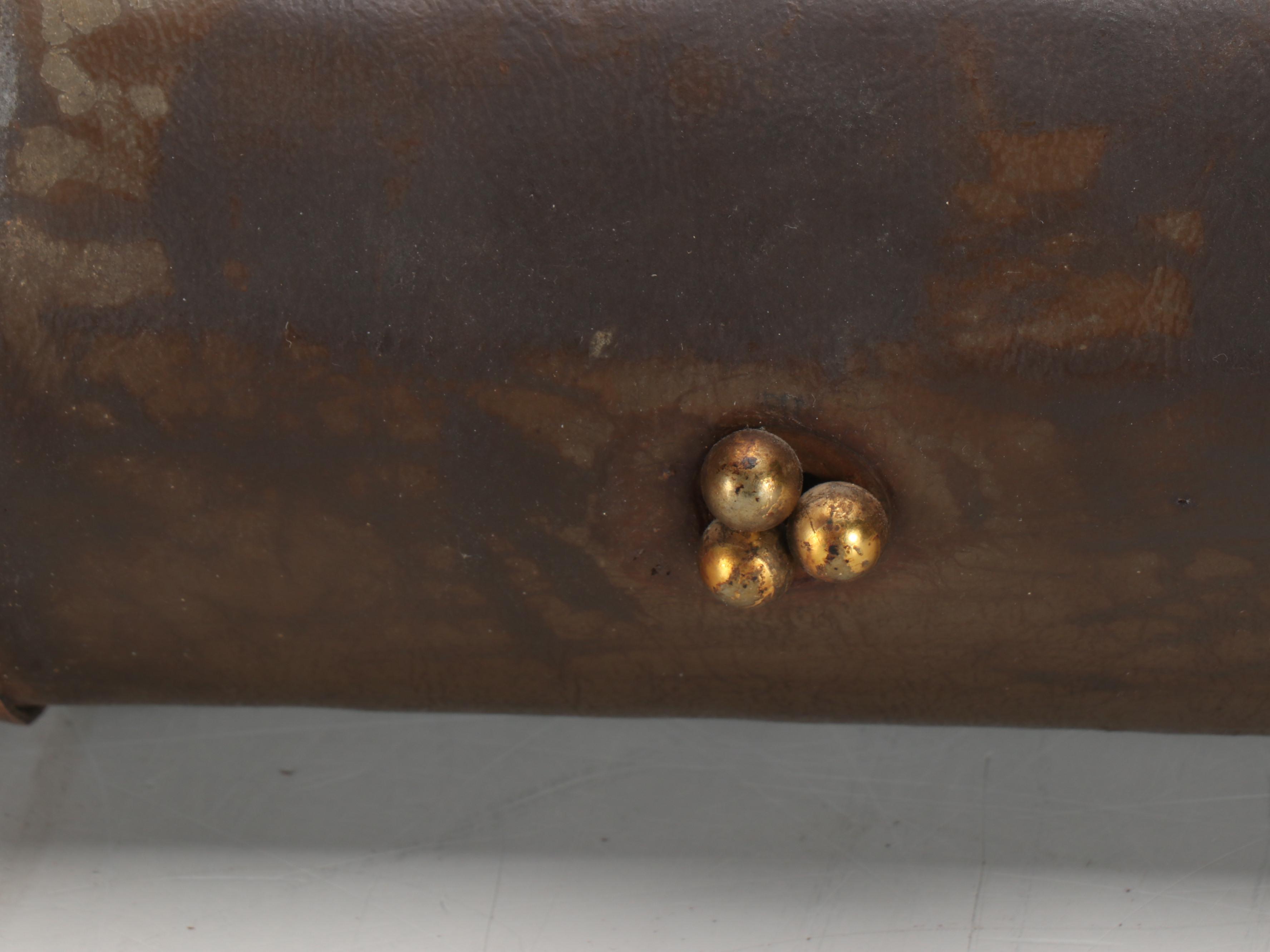 Mexican Longhorn Leather Wrapped Mounted Horns