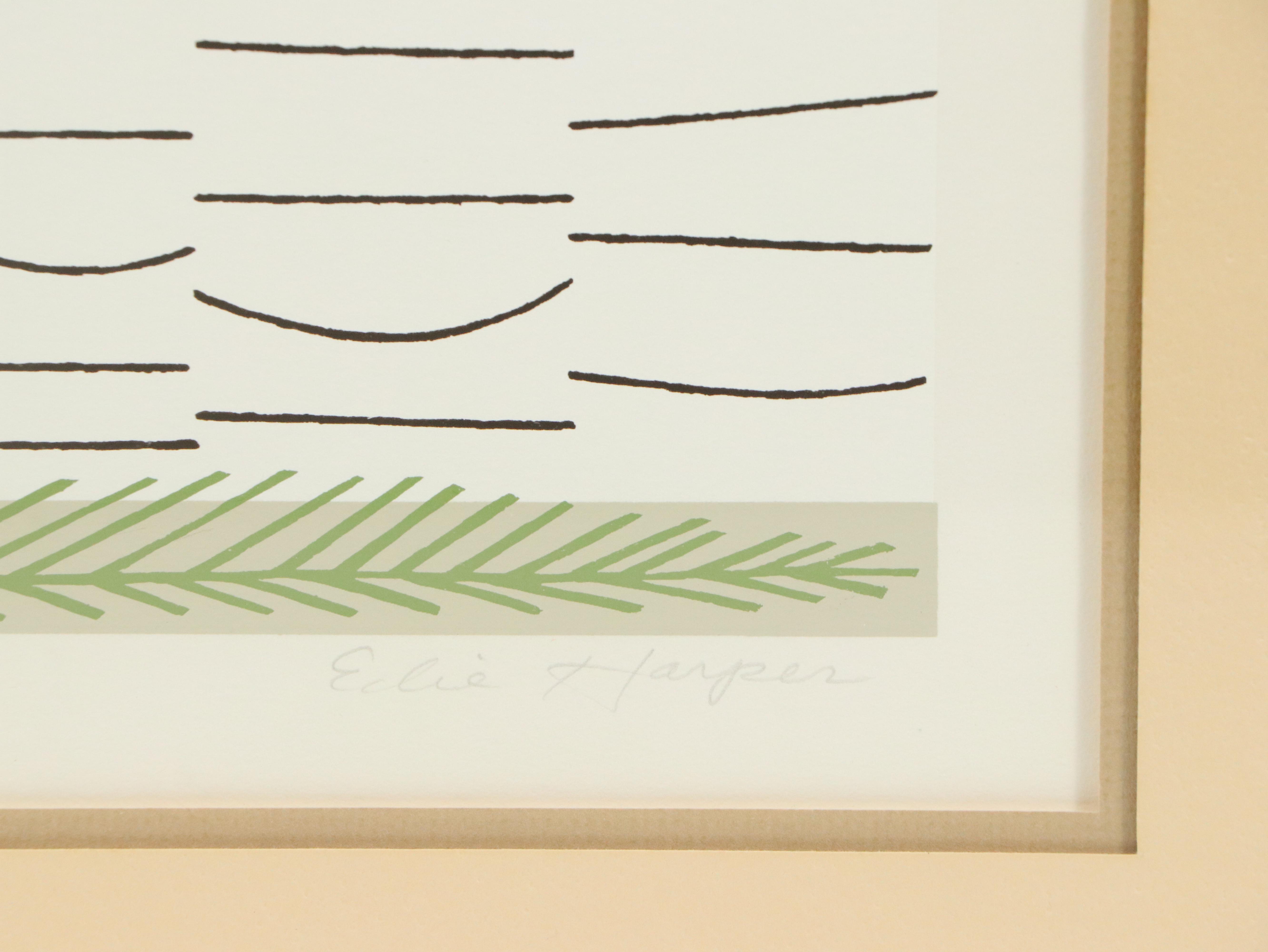 Edie Harper Biblical Illustration in Limited Edition Serigraph Print, 1979