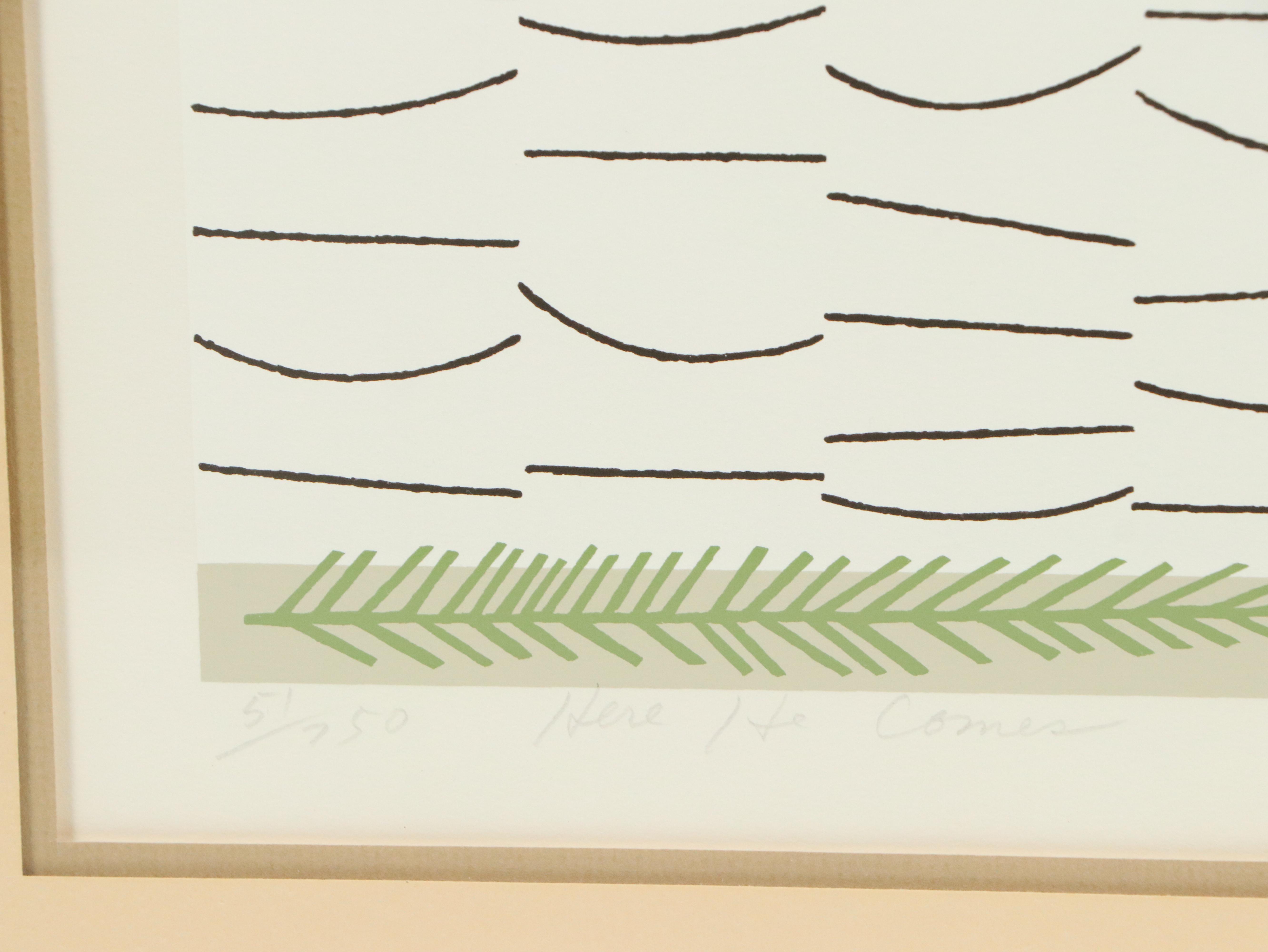 Edie Harper Biblical Illustration in Limited Edition Serigraph Print, 1979