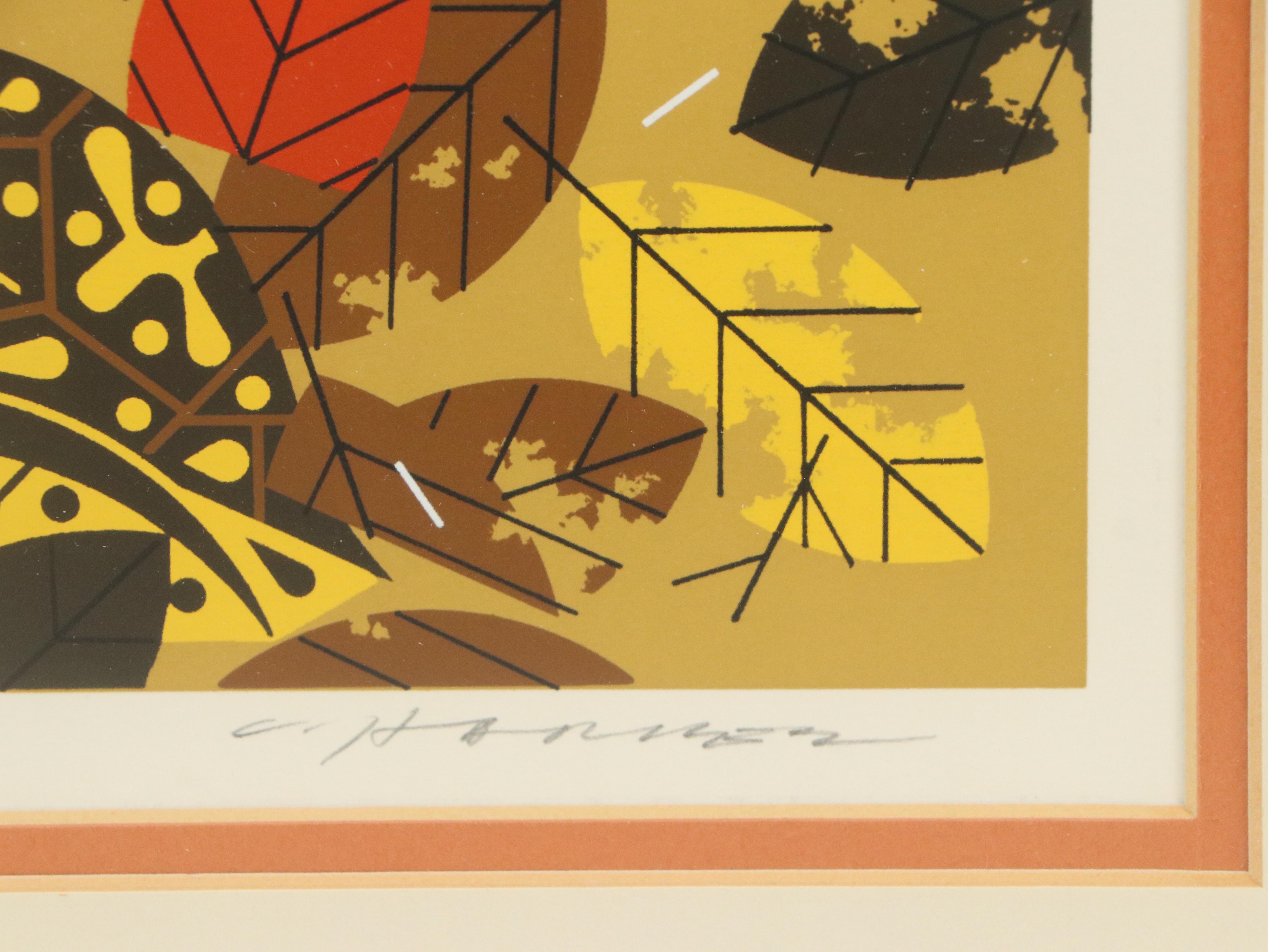 Charley Harper "Homebody (Box Turtle)" Limited Edition Serigraph Print, 1972