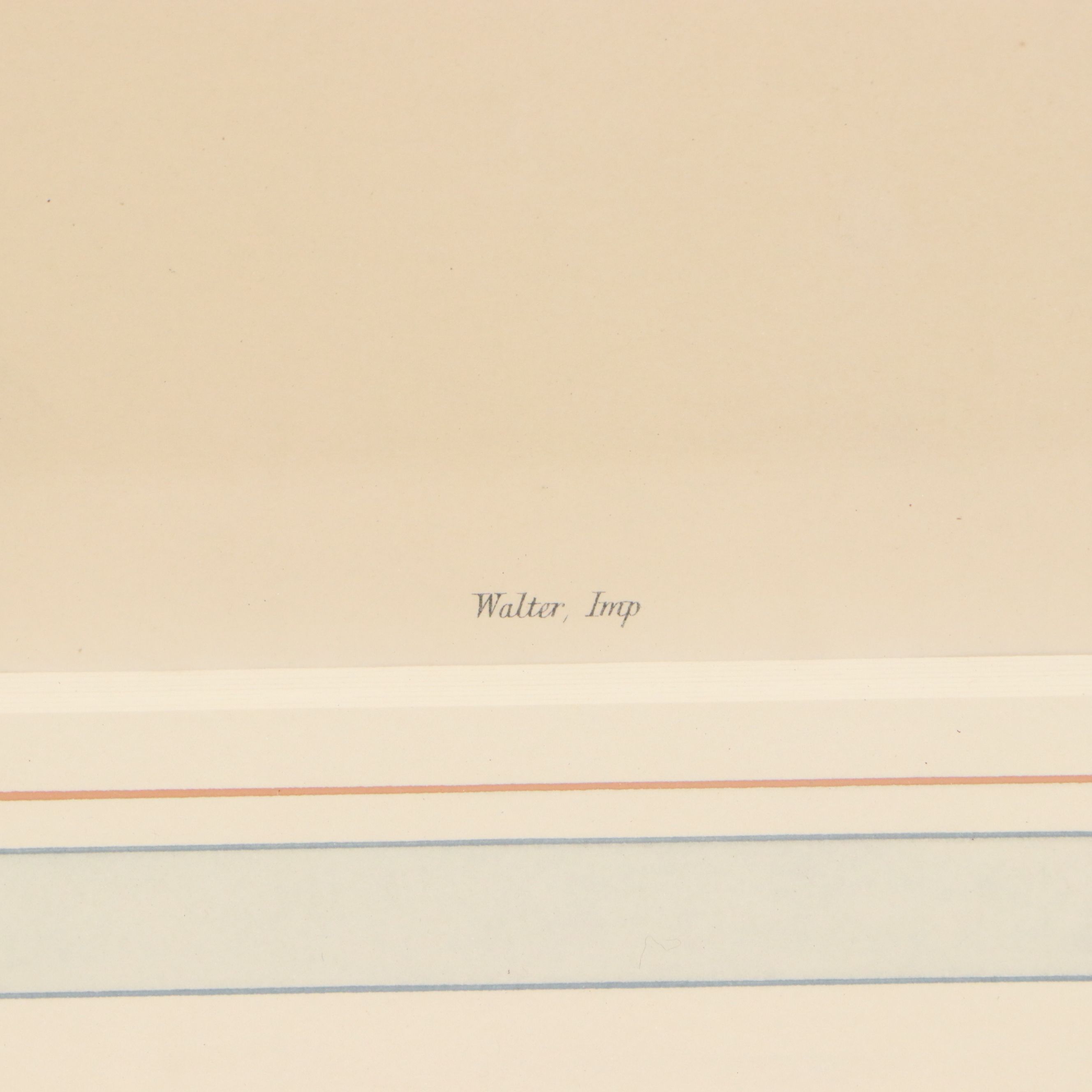 Hand-Colored Lithograph "Xena Sabini"