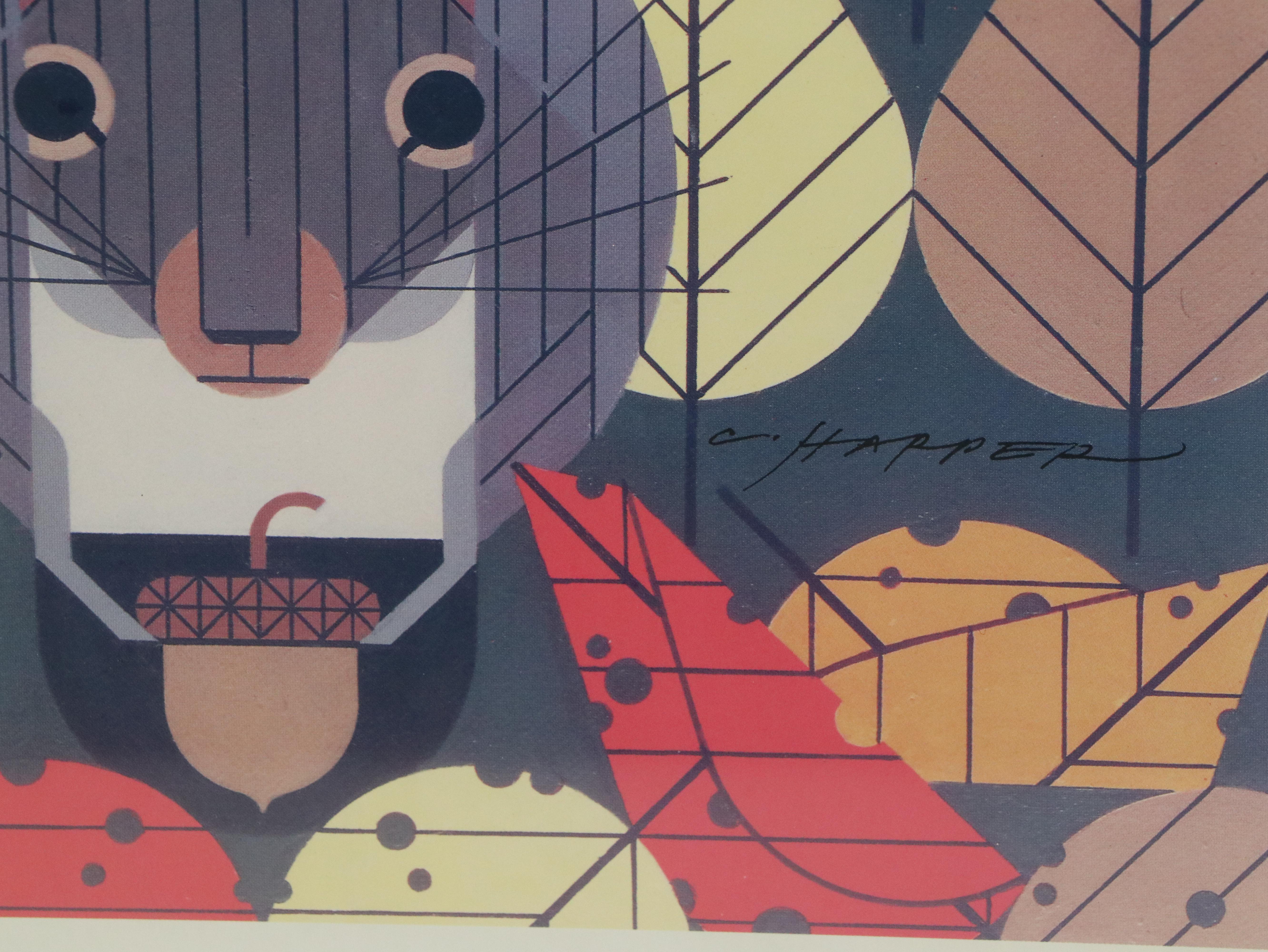 Offset Lithograph After Charley Harper for Hamilton County's 60th Birthday