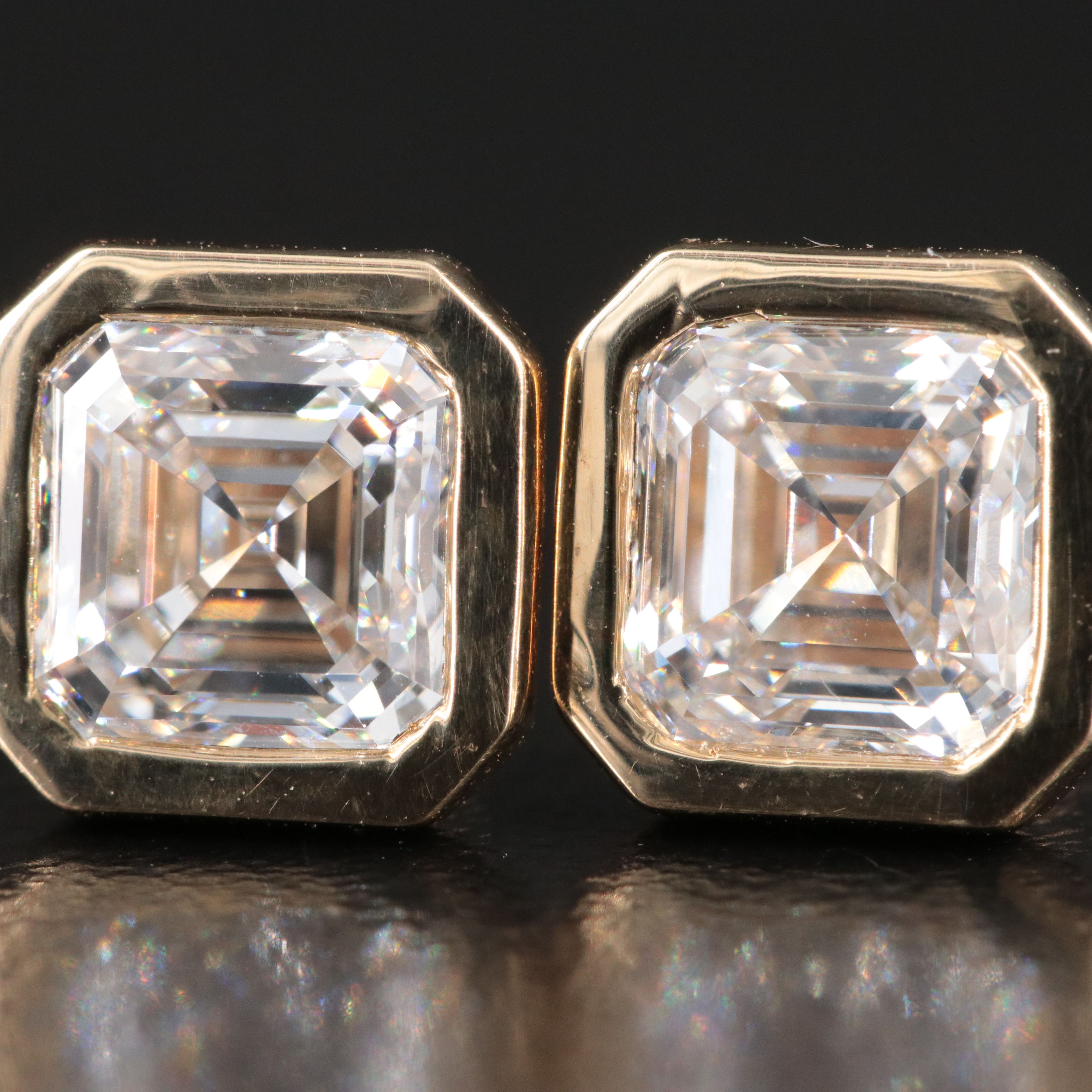 14K 2.17 CTW Lab Grown Diamond Stud Earrings with IGI Reports