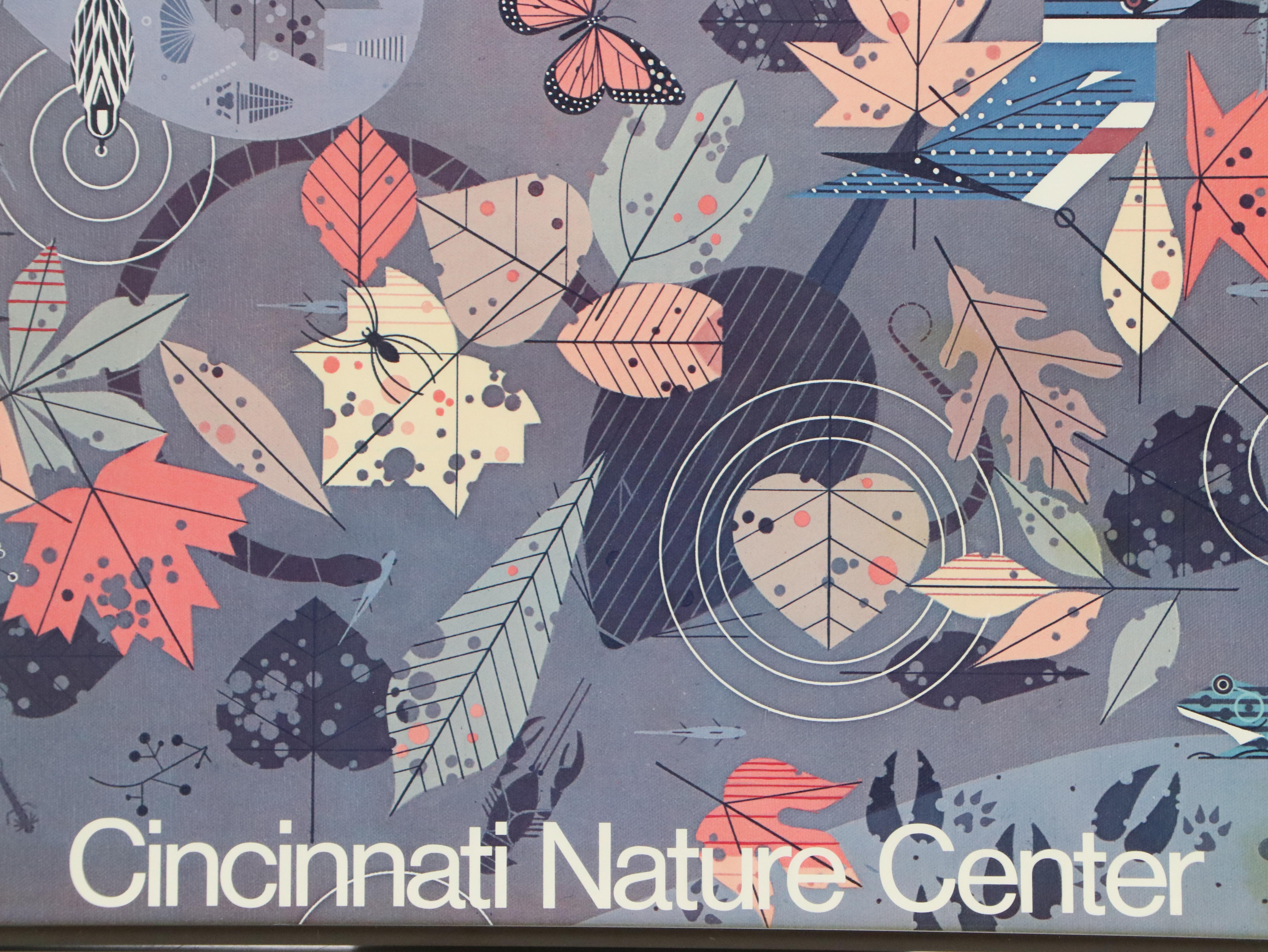Charley Harper "Cincinnati Nature Center: Fall" Serigraph on Canvas
