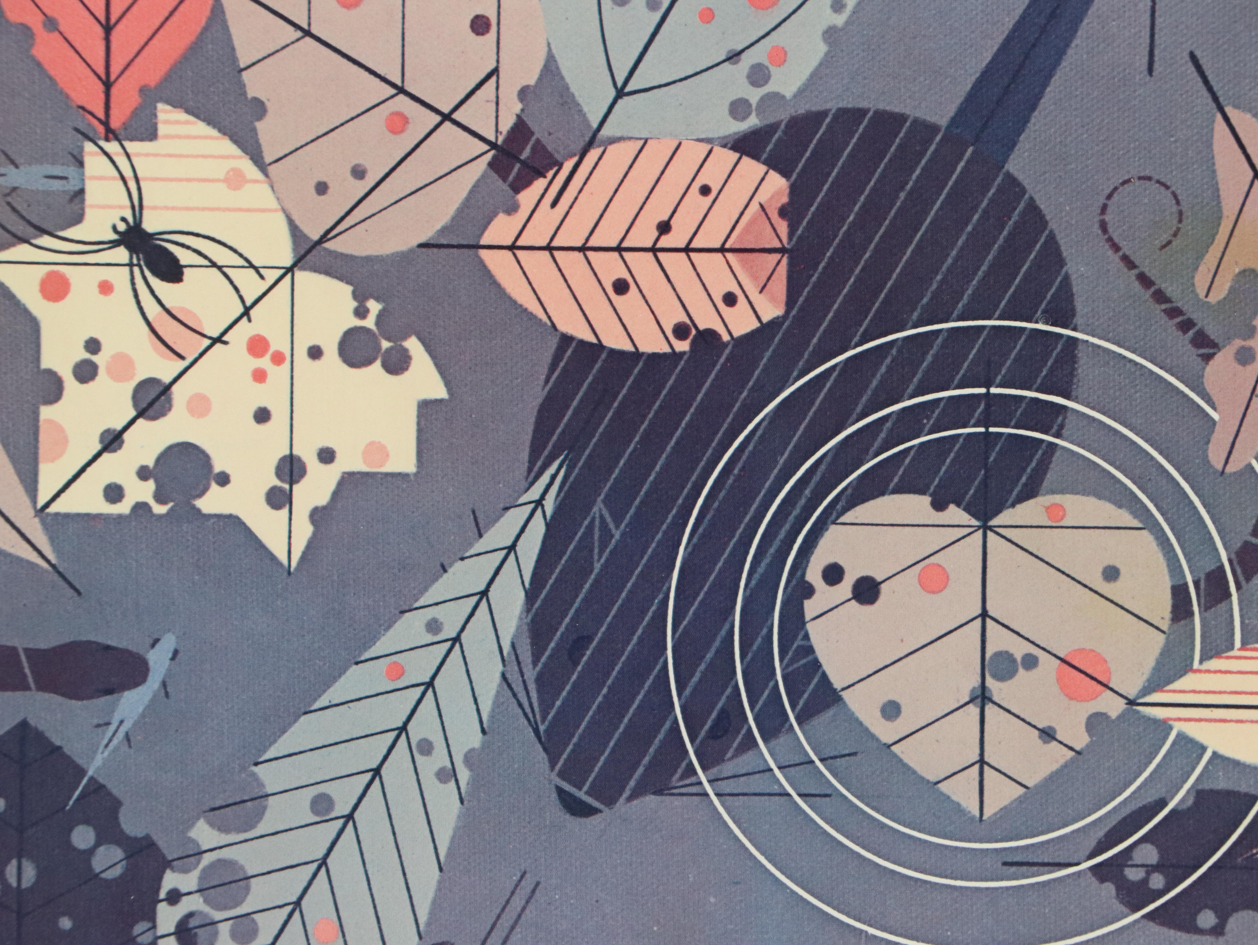 Charley Harper "Cincinnati Nature Center: Fall" Serigraph on Canvas