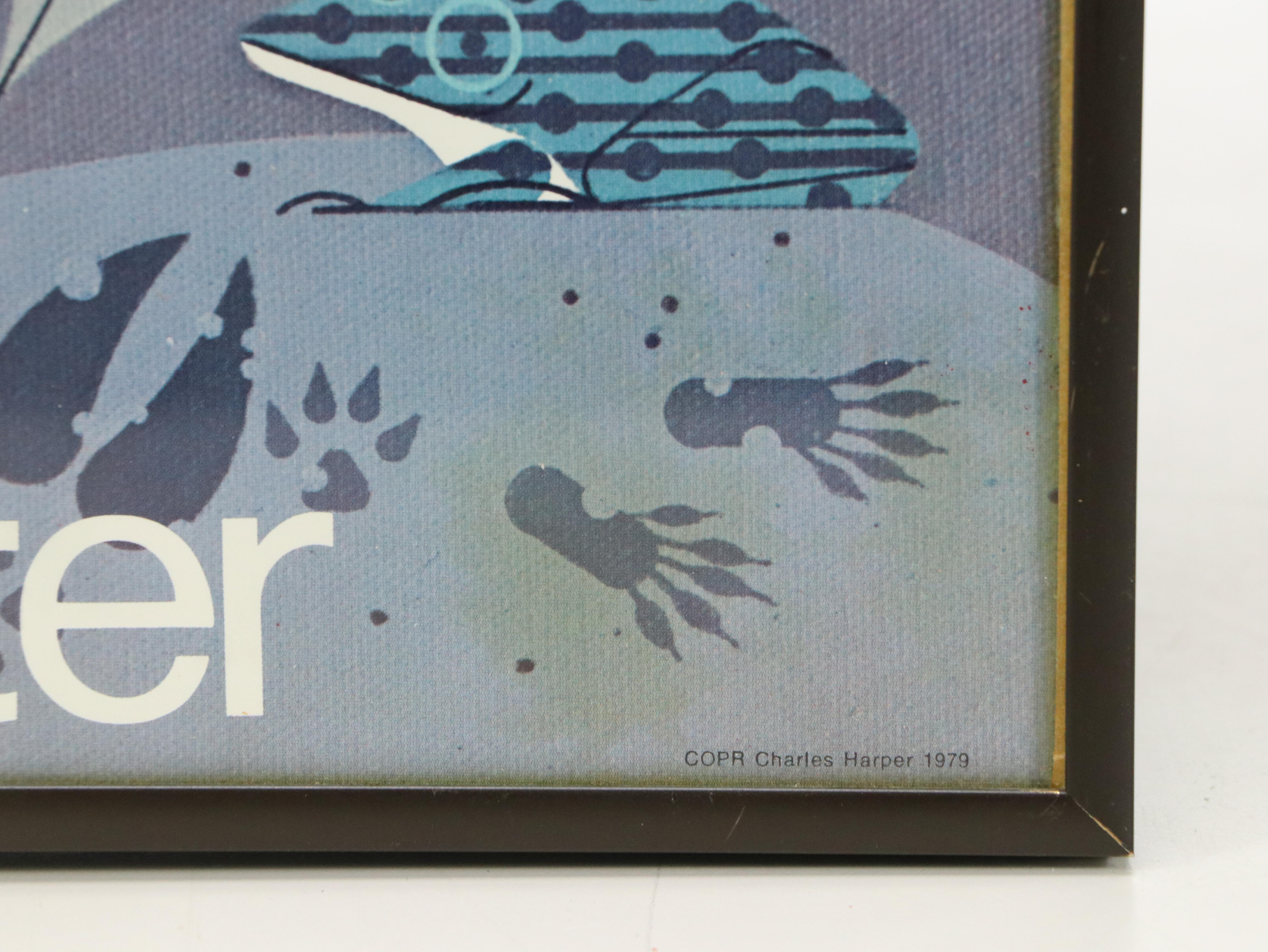 Charley Harper "Cincinnati Nature Center: Fall" Serigraph on Canvas