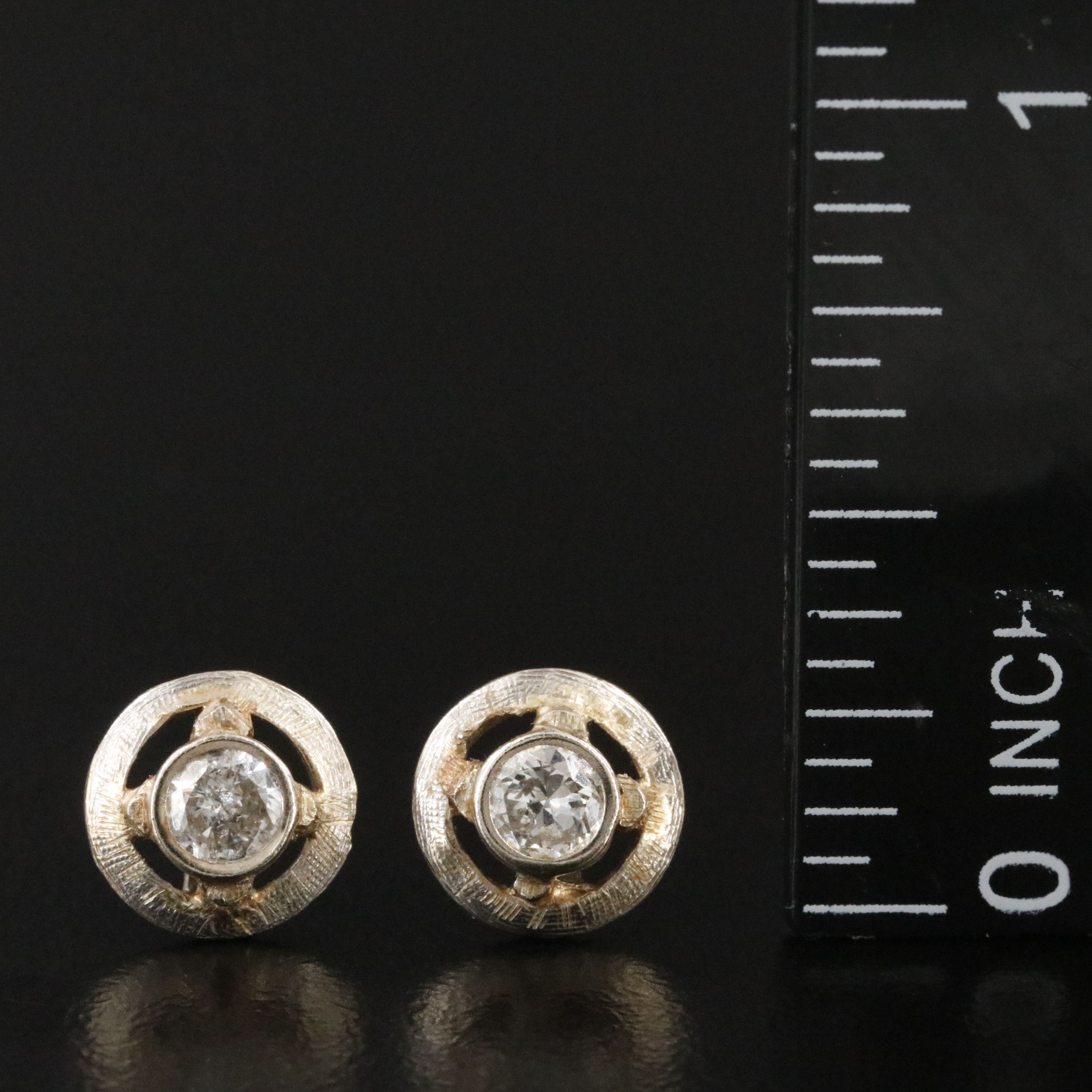 14K 0.32 CTW Diamond Stud Earrings