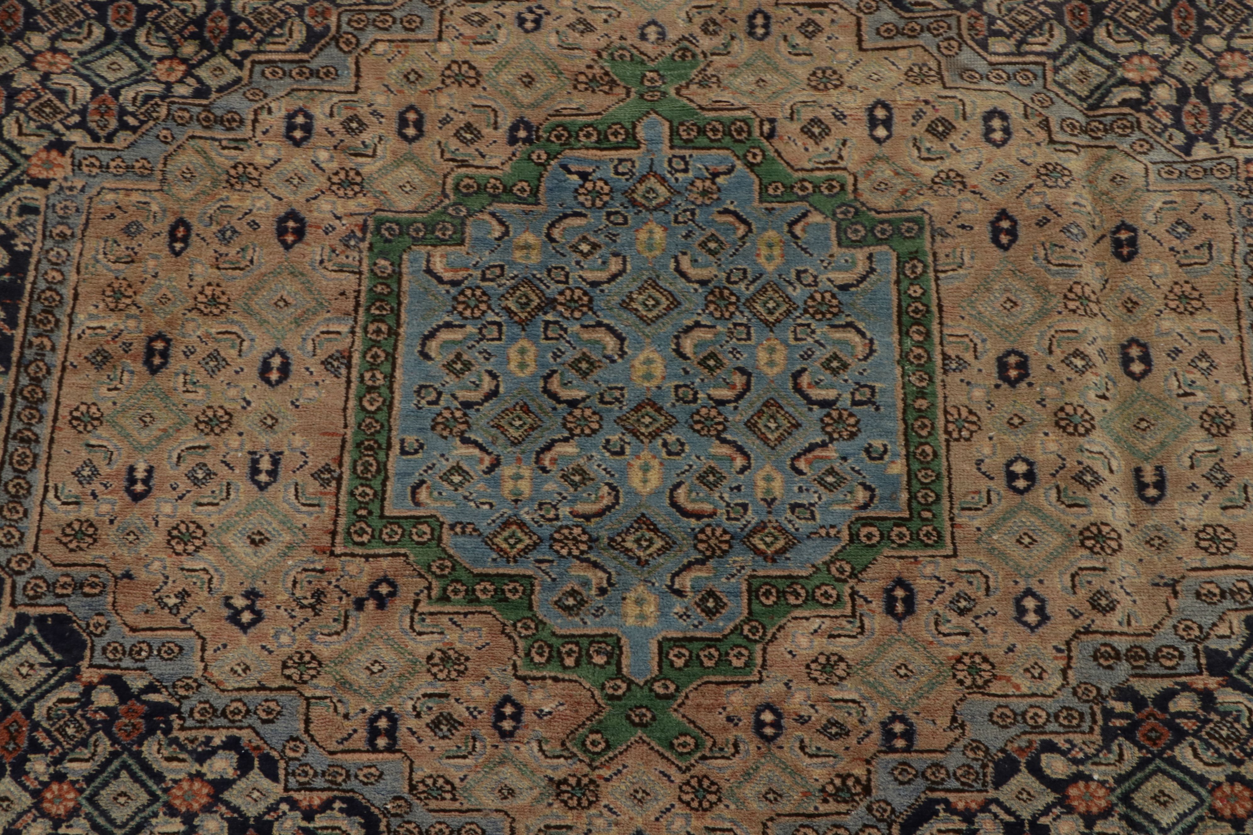 8'3 x 12'7 Hand-Knotted Persian Bijar Room-Sized Rug