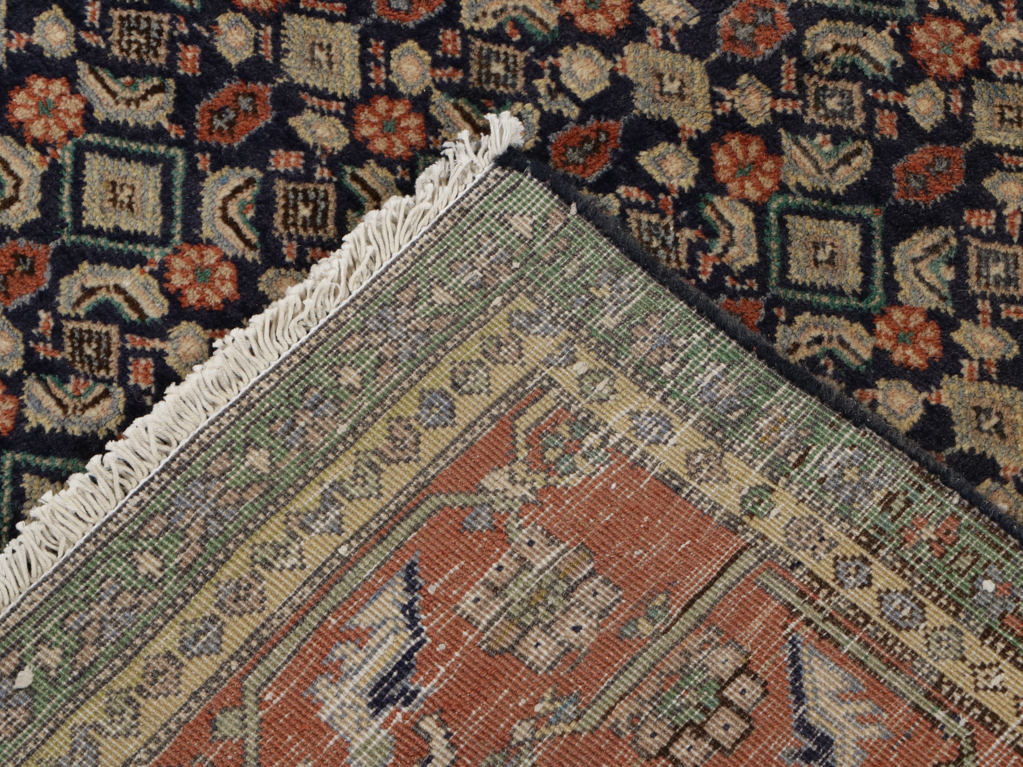 8'3 x 12'7 Hand-Knotted Persian Bijar Room-Sized Rug