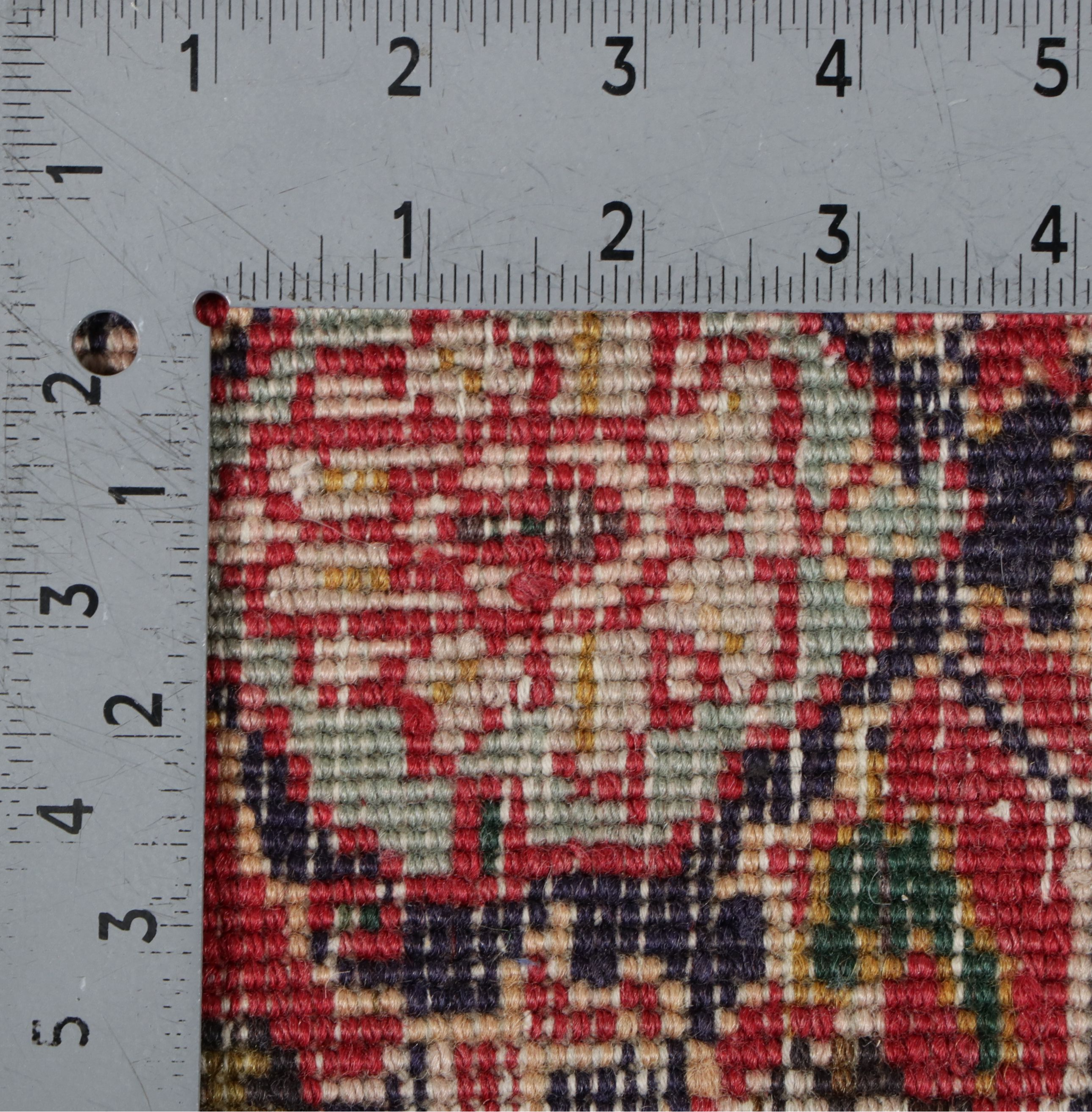 6'6 x 9'2 Hand-Knotted Persian Bijar Area Rug