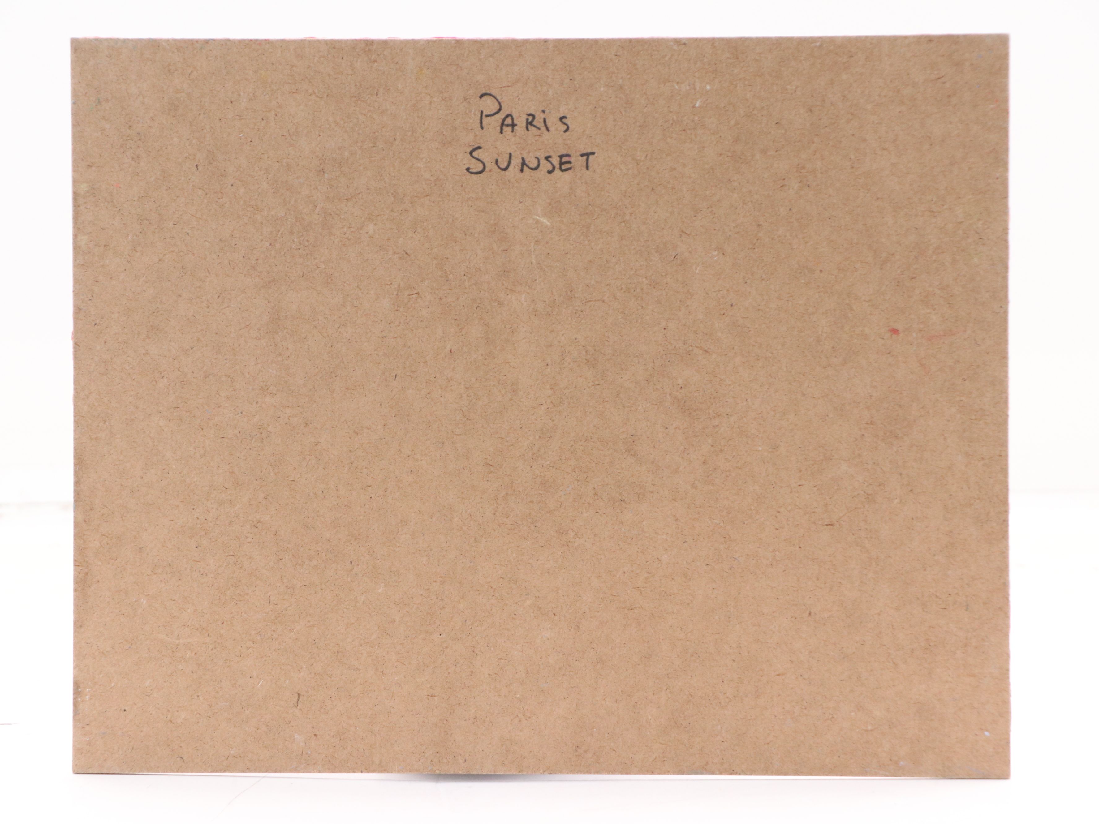 Nino Pippa Impressionist Oil Painting "Paris Sunset," 2019