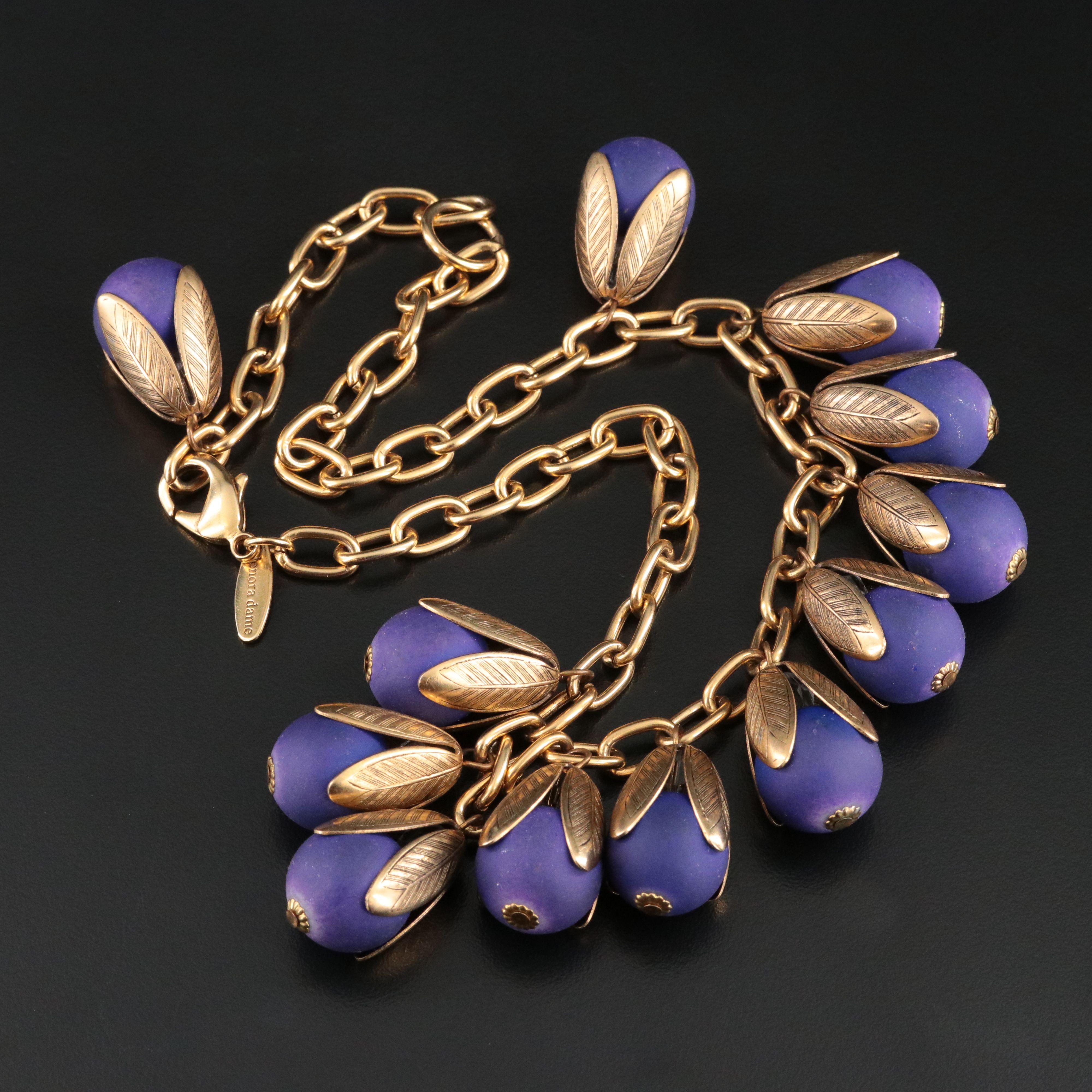 Lenora Dame Drop Necklace