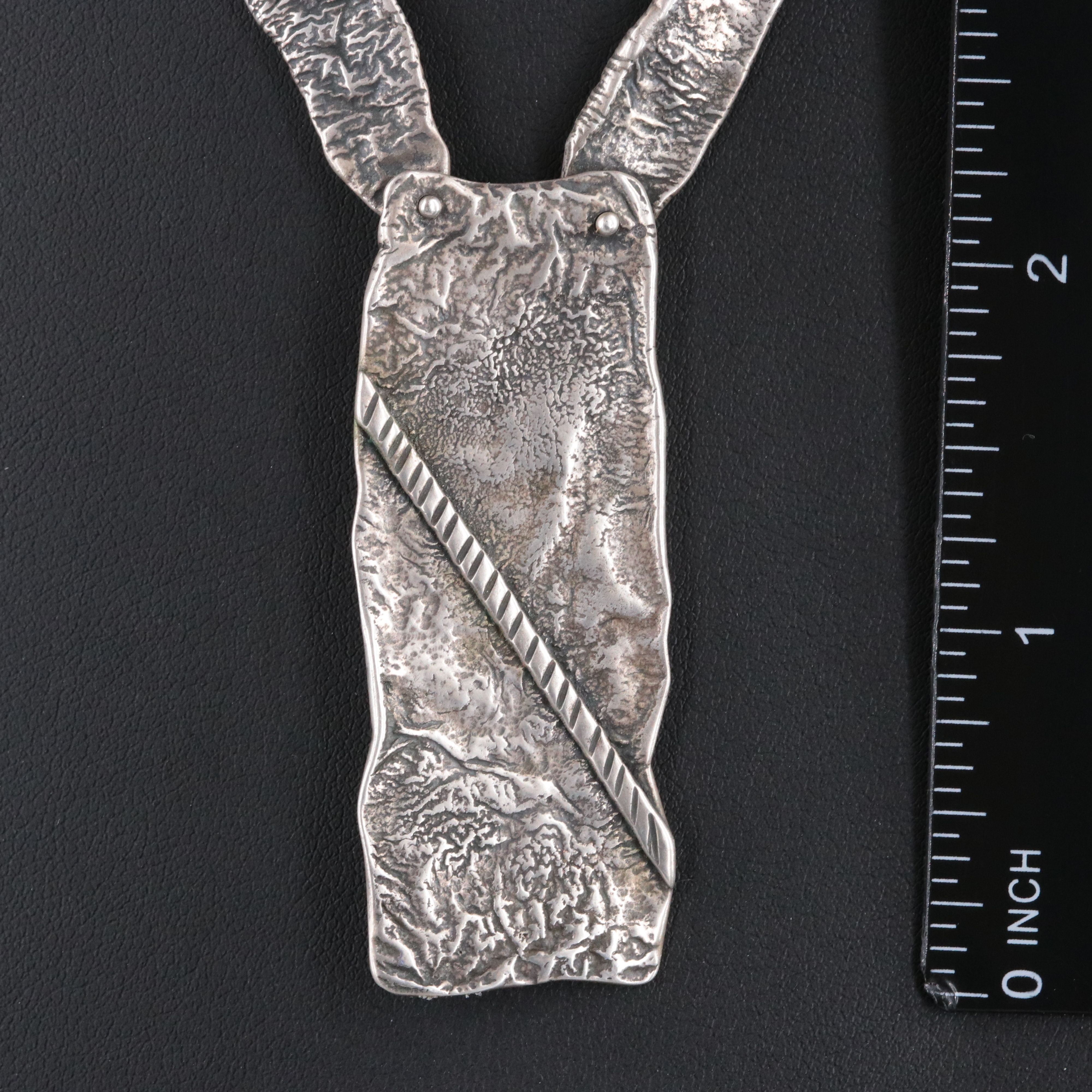 Brutalist Style Naomi Sterling Necklace