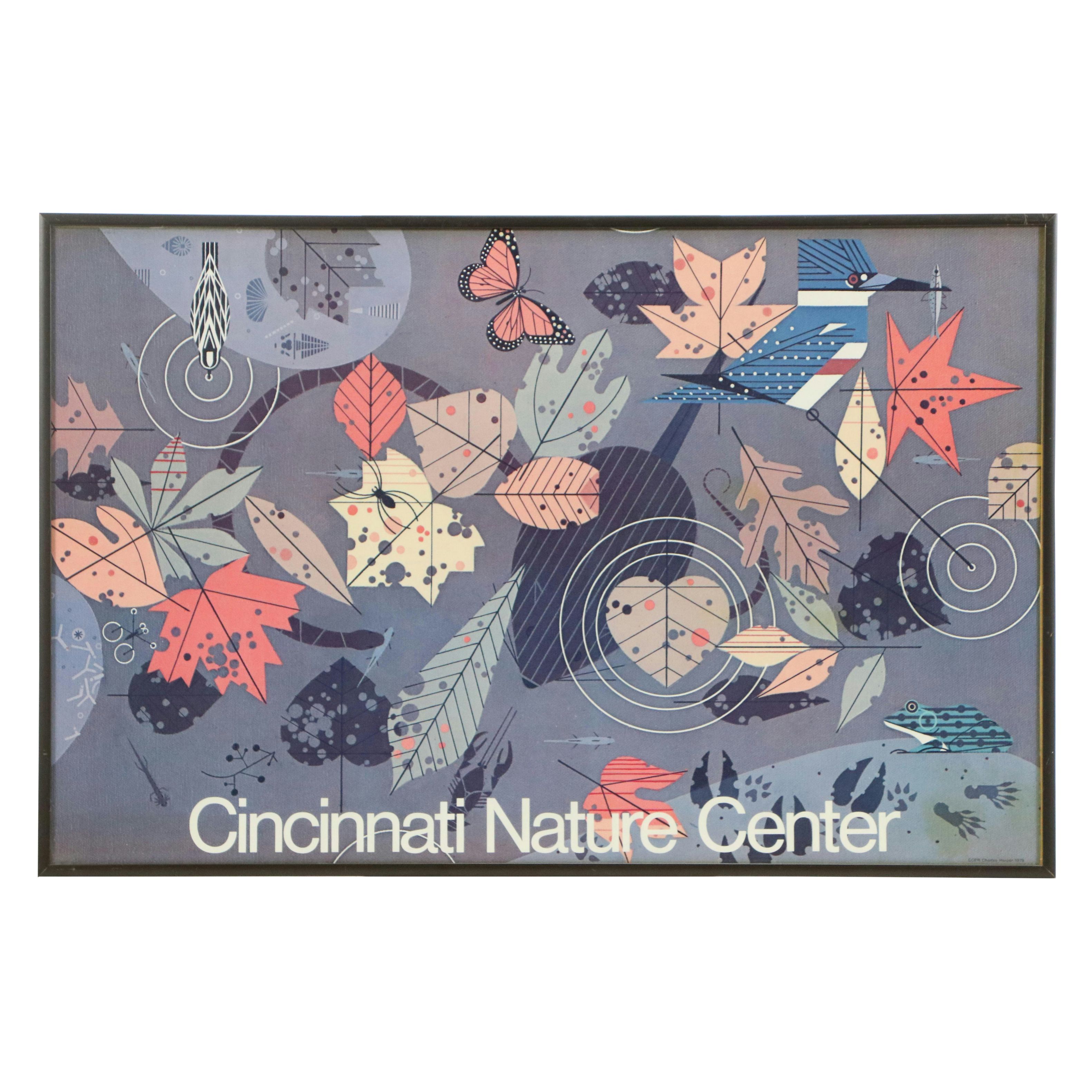 Charley Harper "Cincinnati Nature Center: Fall" Serigraph on Canvas