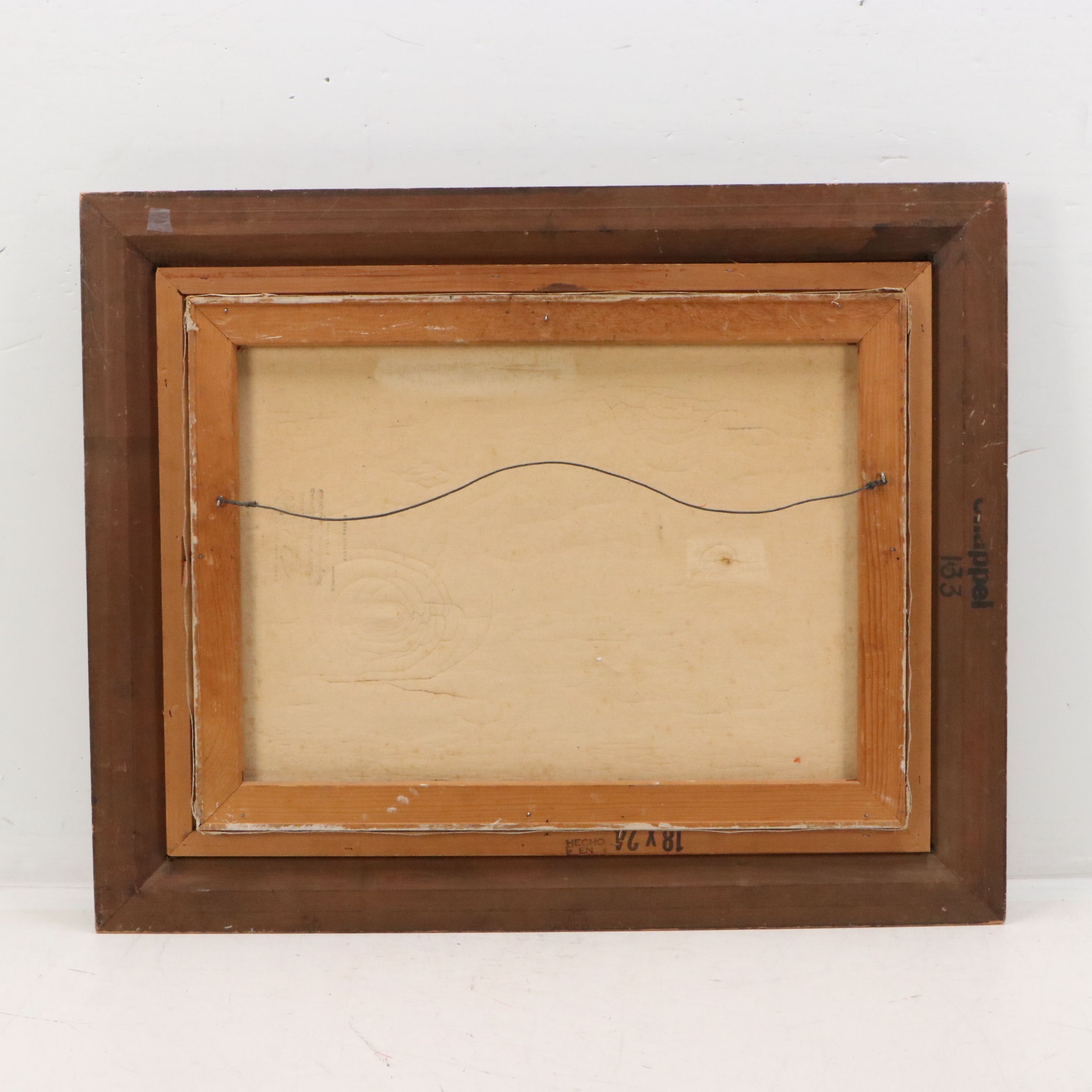 Reginald Grooms Oil Painting "Fisherman & Boats," 20th Century