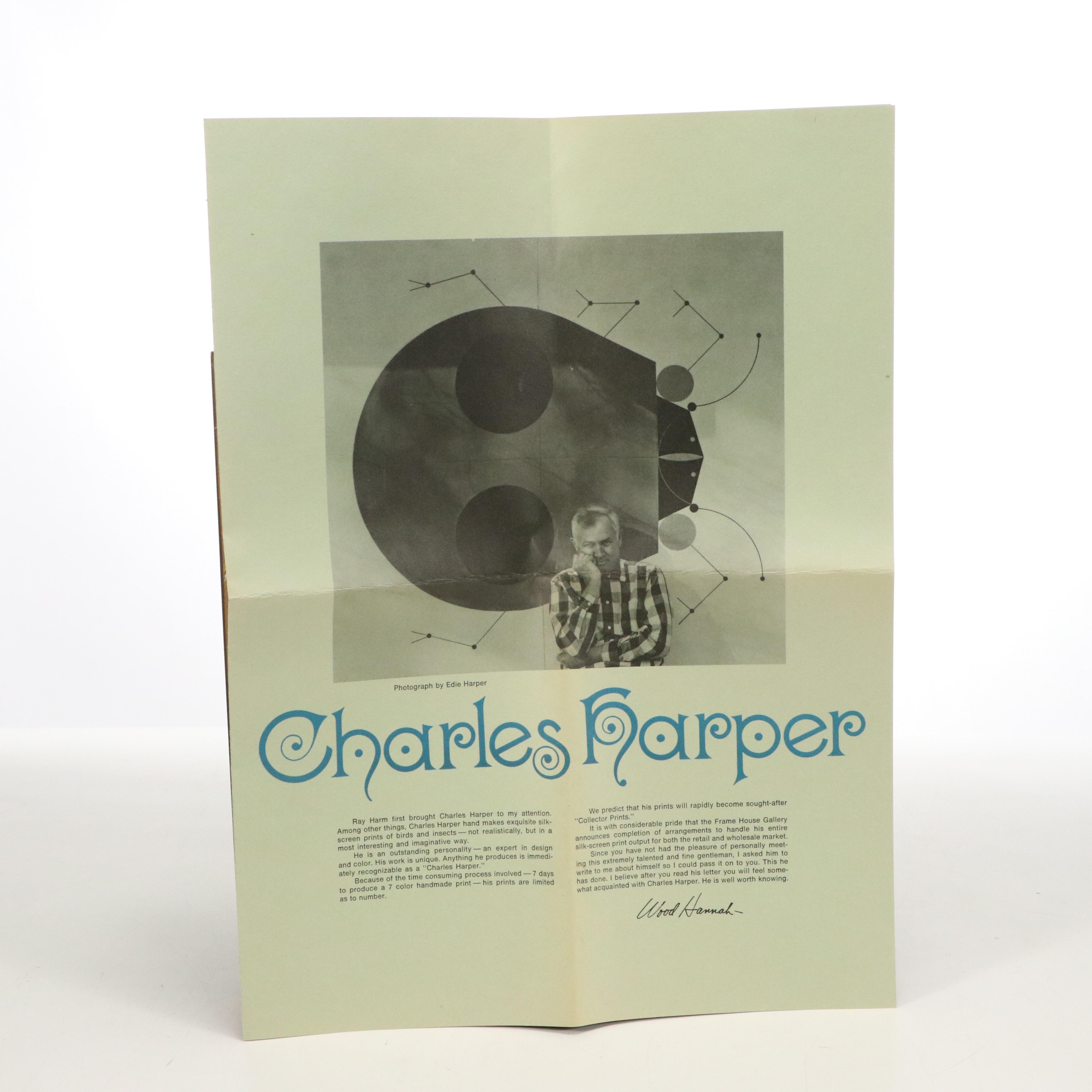 Charley Harper Serigraph "Family Owlbum"