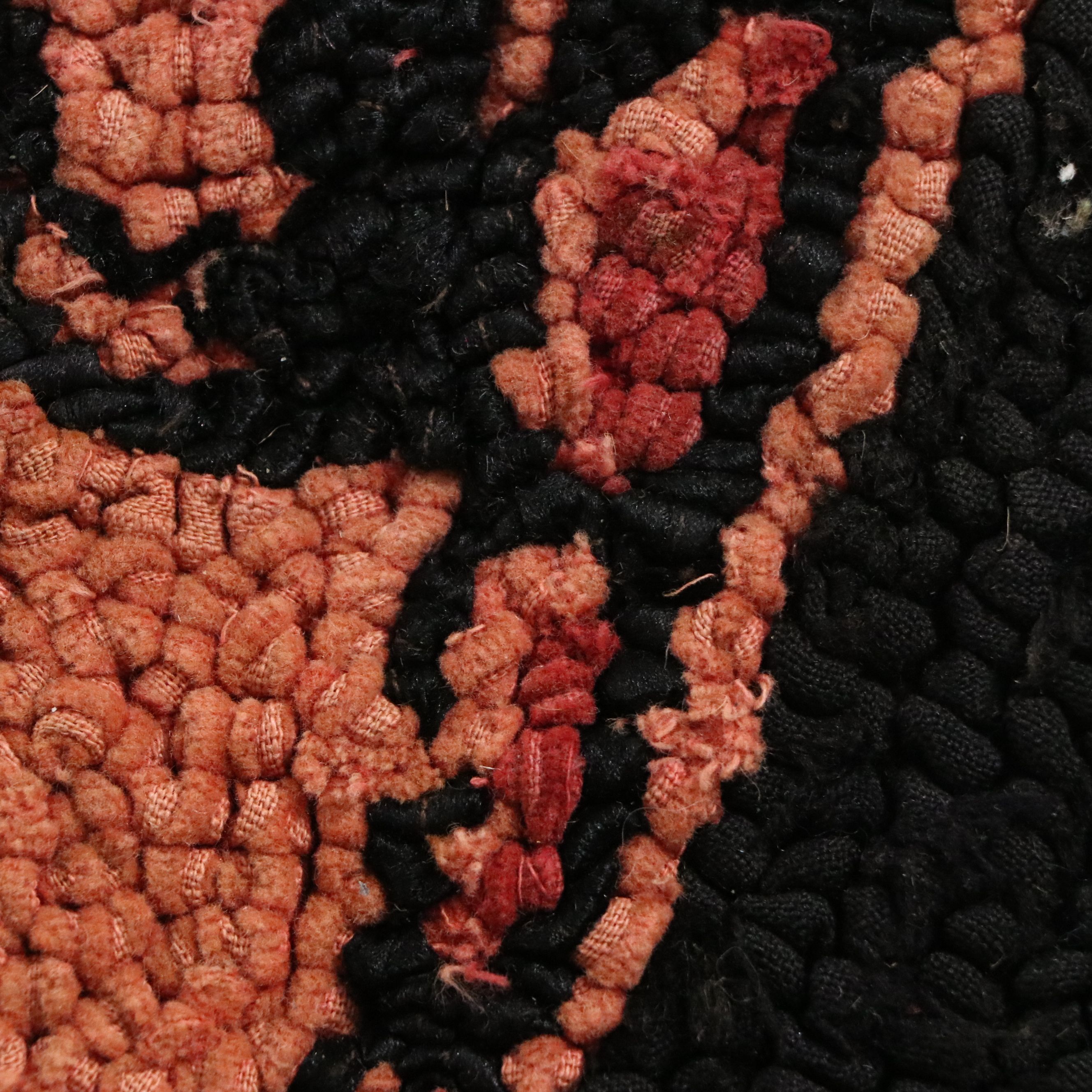 Three Handmade Hooked Accent Rugs