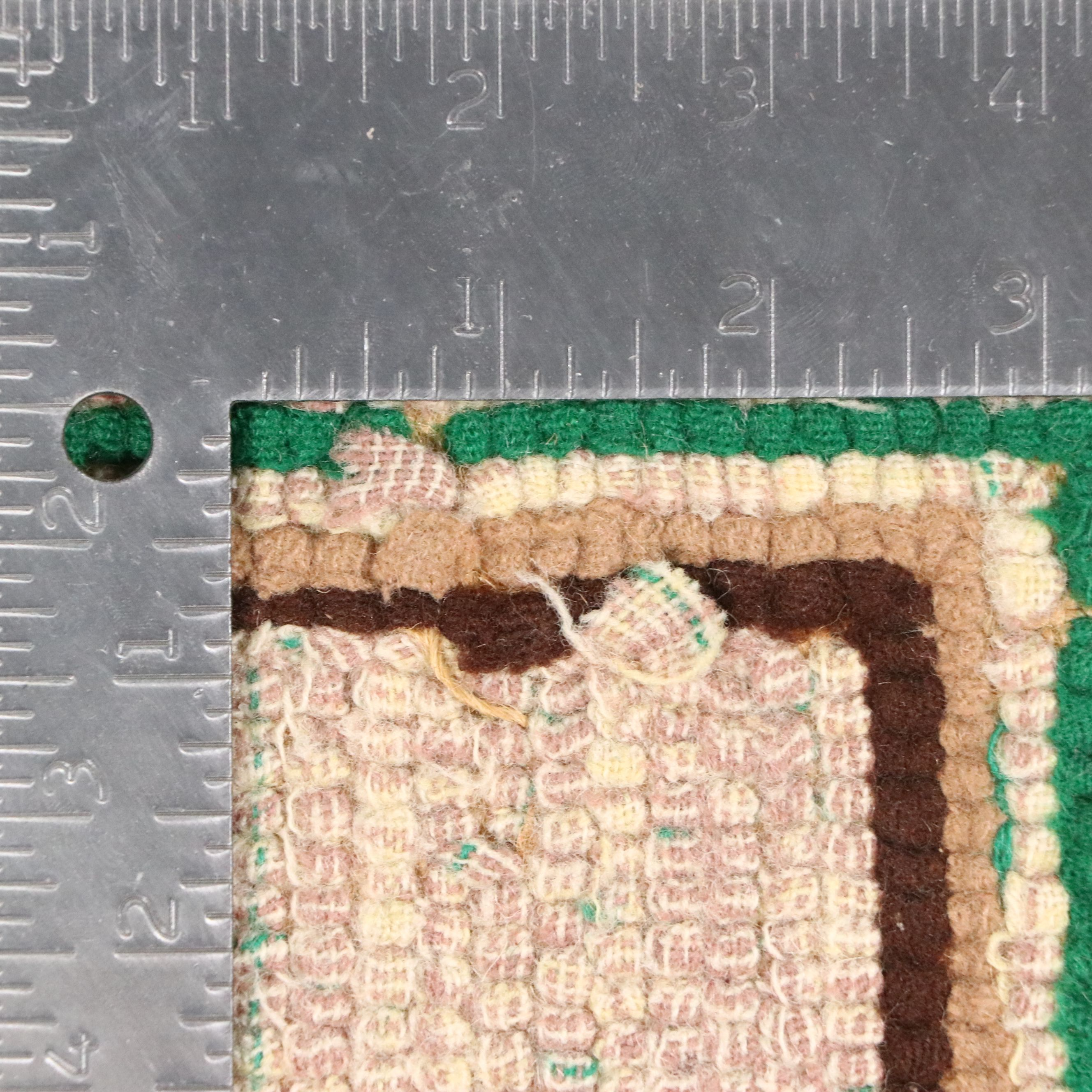 Three Handmade Hooked Accent Rugs