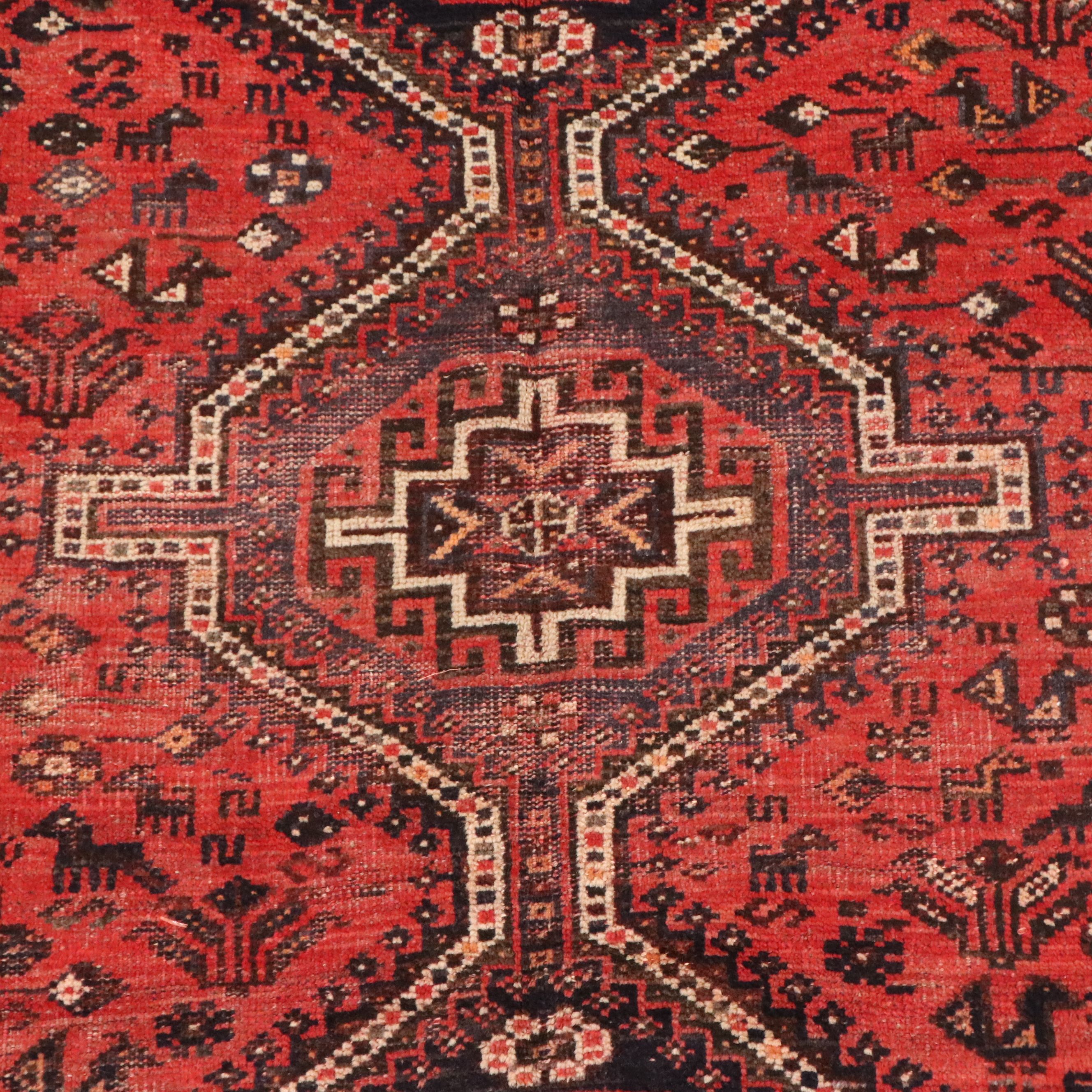 5' x 7'10 Hand-Knotted Persian Shiraz Area Rug