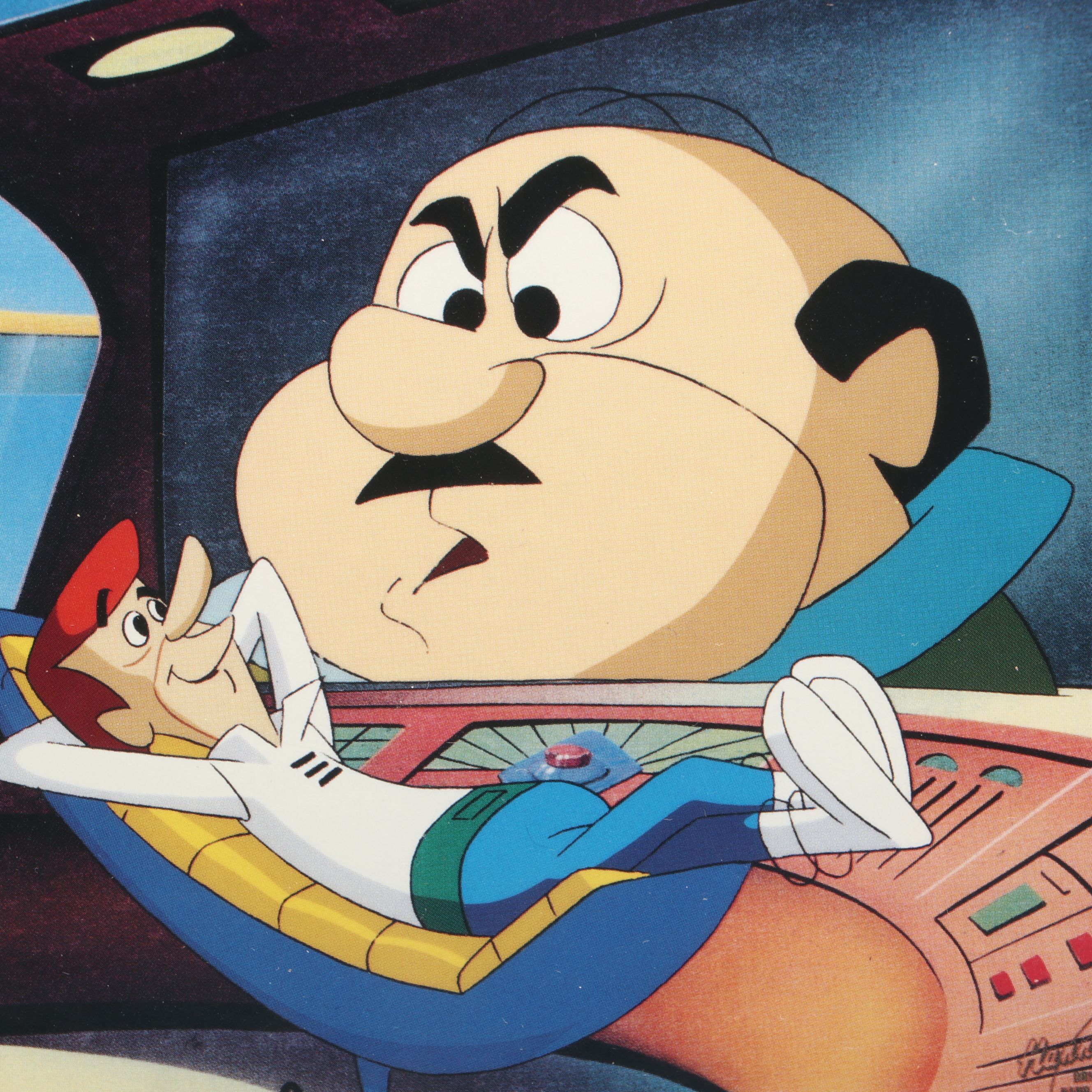 "The Jetsons" Offset Lithograph of George and Mr. Spacely