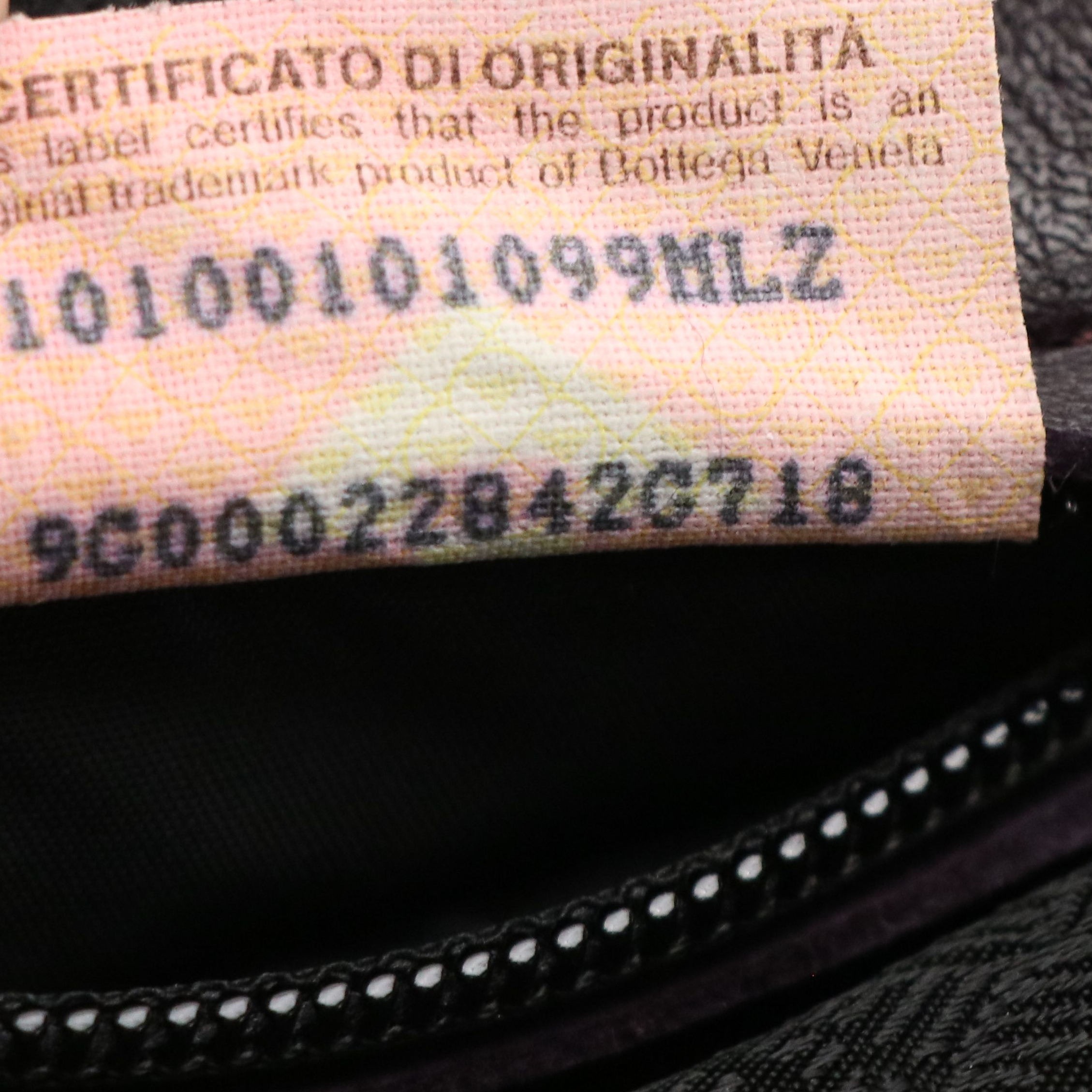 Bottega Veneta Vintage Zip-Around Shoulder Bag in Violet Intrecciato Leather