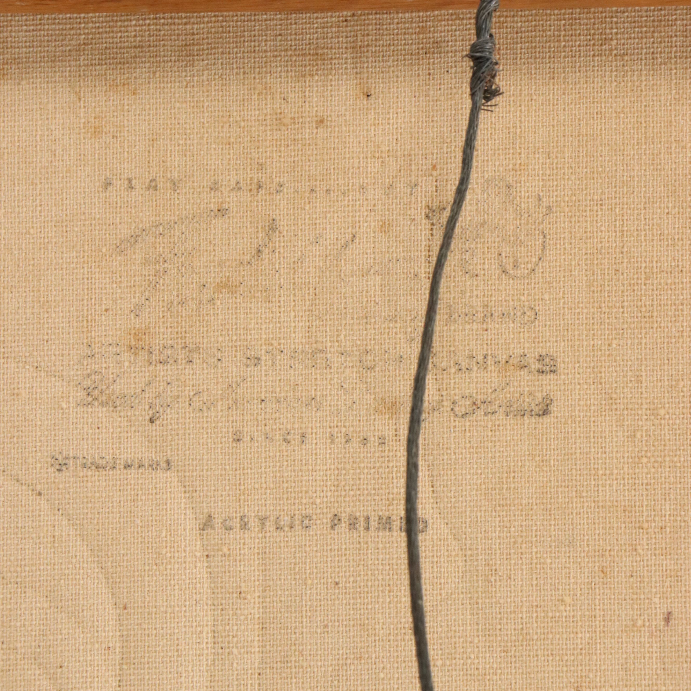 Reginald Grooms Oil Painting "Fisherman & Boats," 20th Century