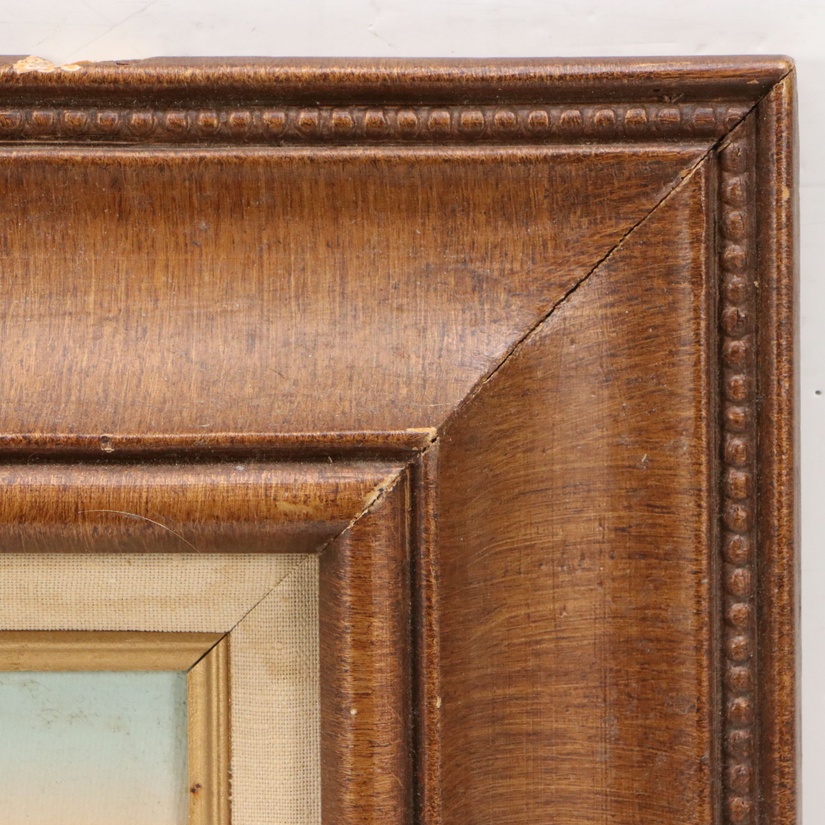 Acrylic Painting of Crashing Waves, Late 20th Century