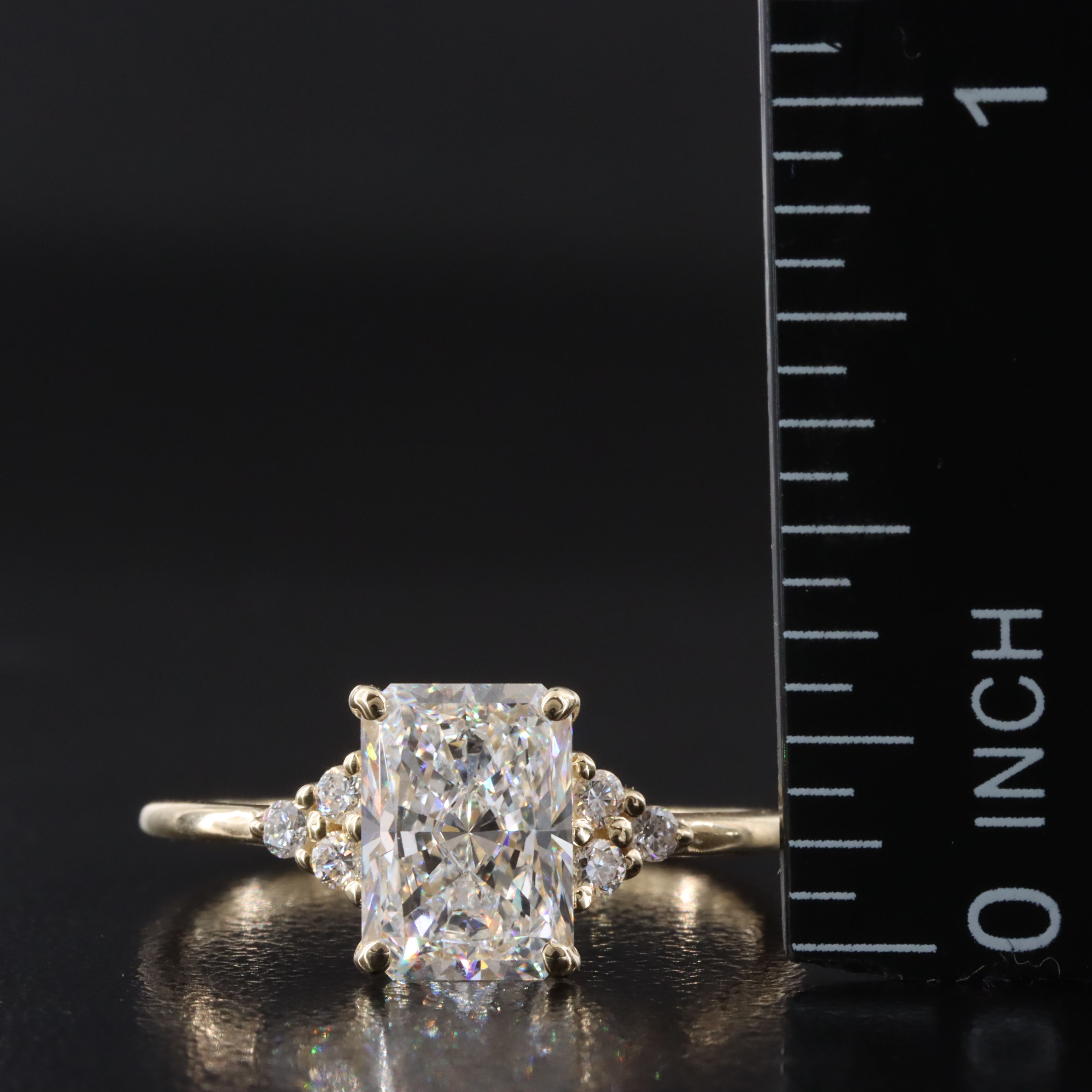 14K 2.20 CTW Lab Grown Diamond Ring with IGI Report