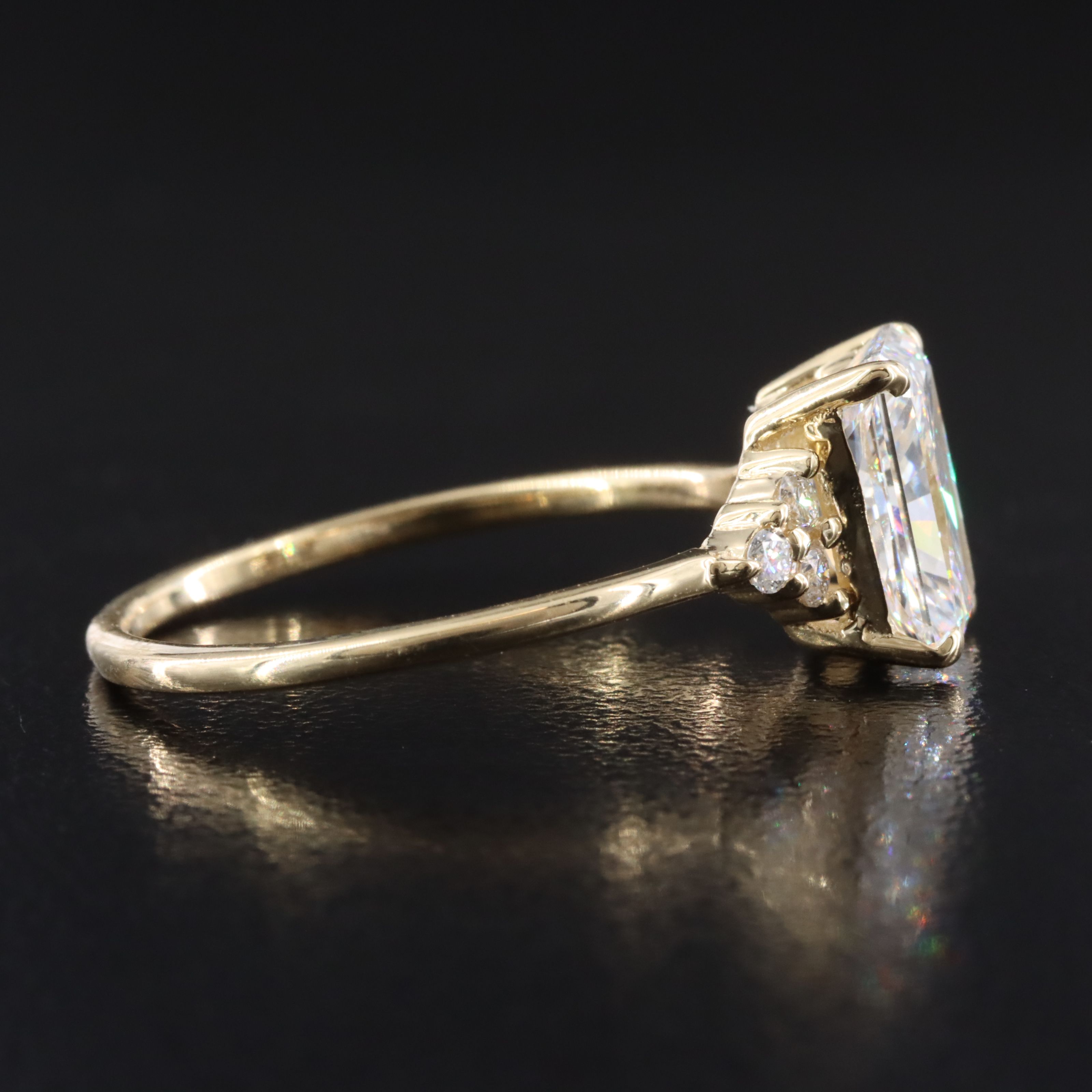 14K 2.20 CTW Lab Grown Diamond Ring with IGI Report