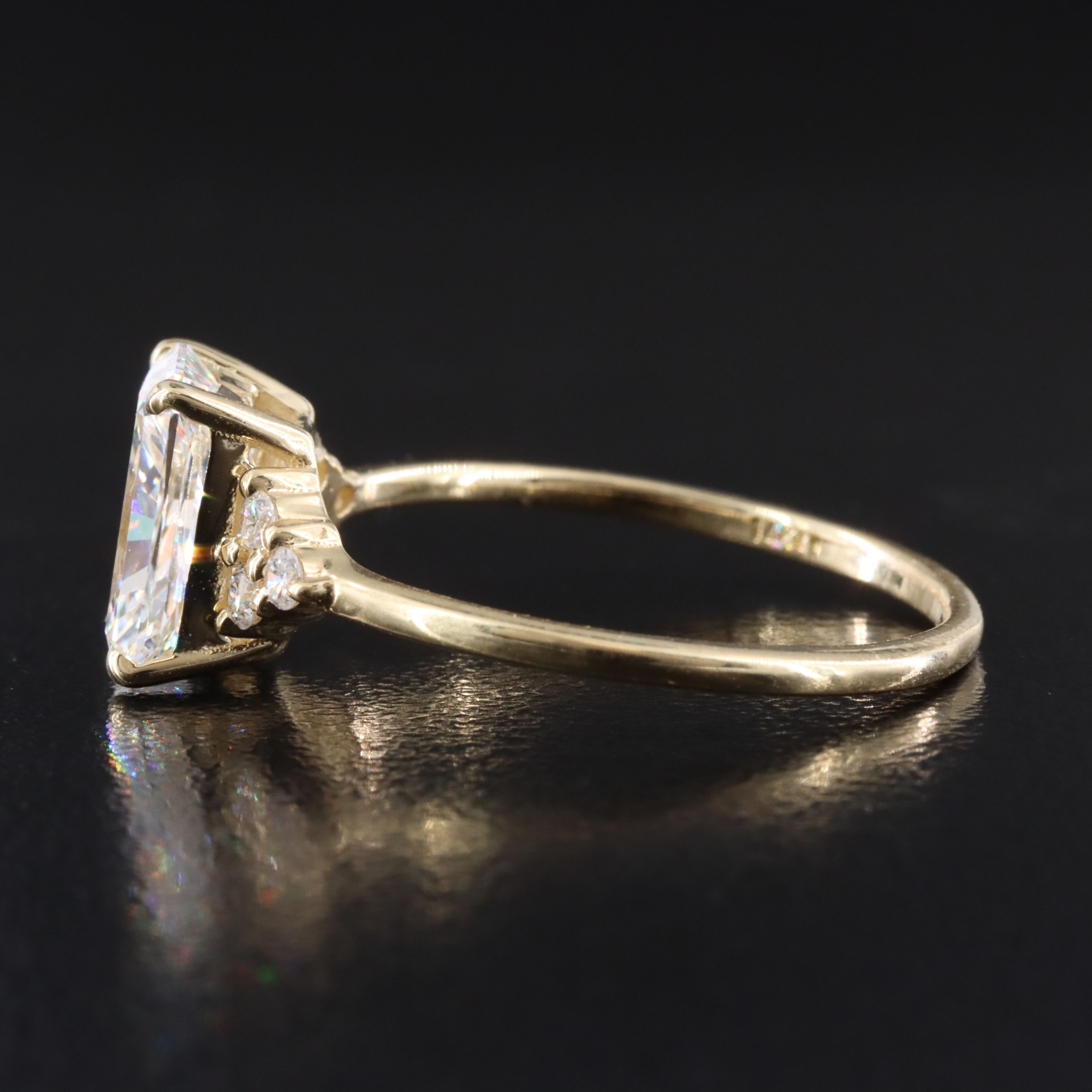 14K 2.20 CTW Lab Grown Diamond Ring with IGI Report