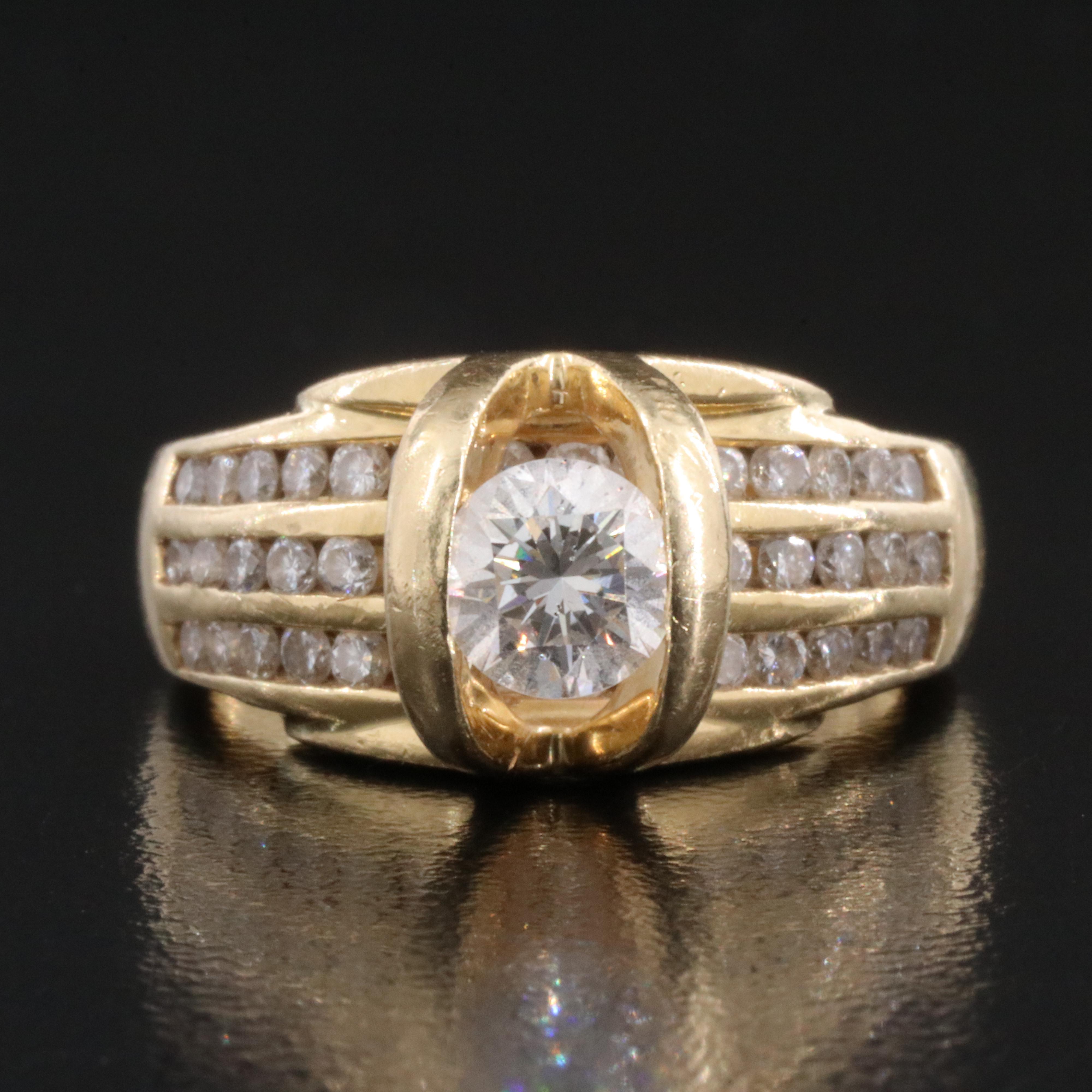 14K 1.48 CTW Diamond Ring