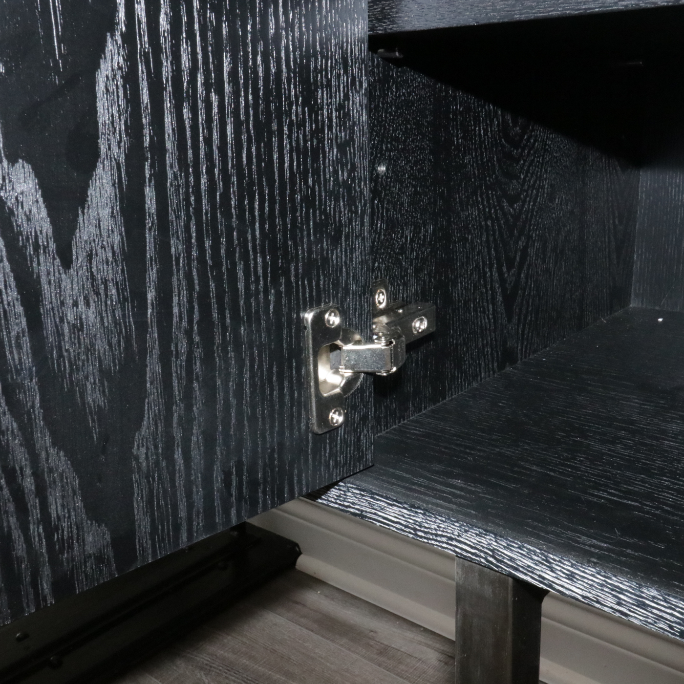 Pair of TOV Furniture "Mason" Black Buffets