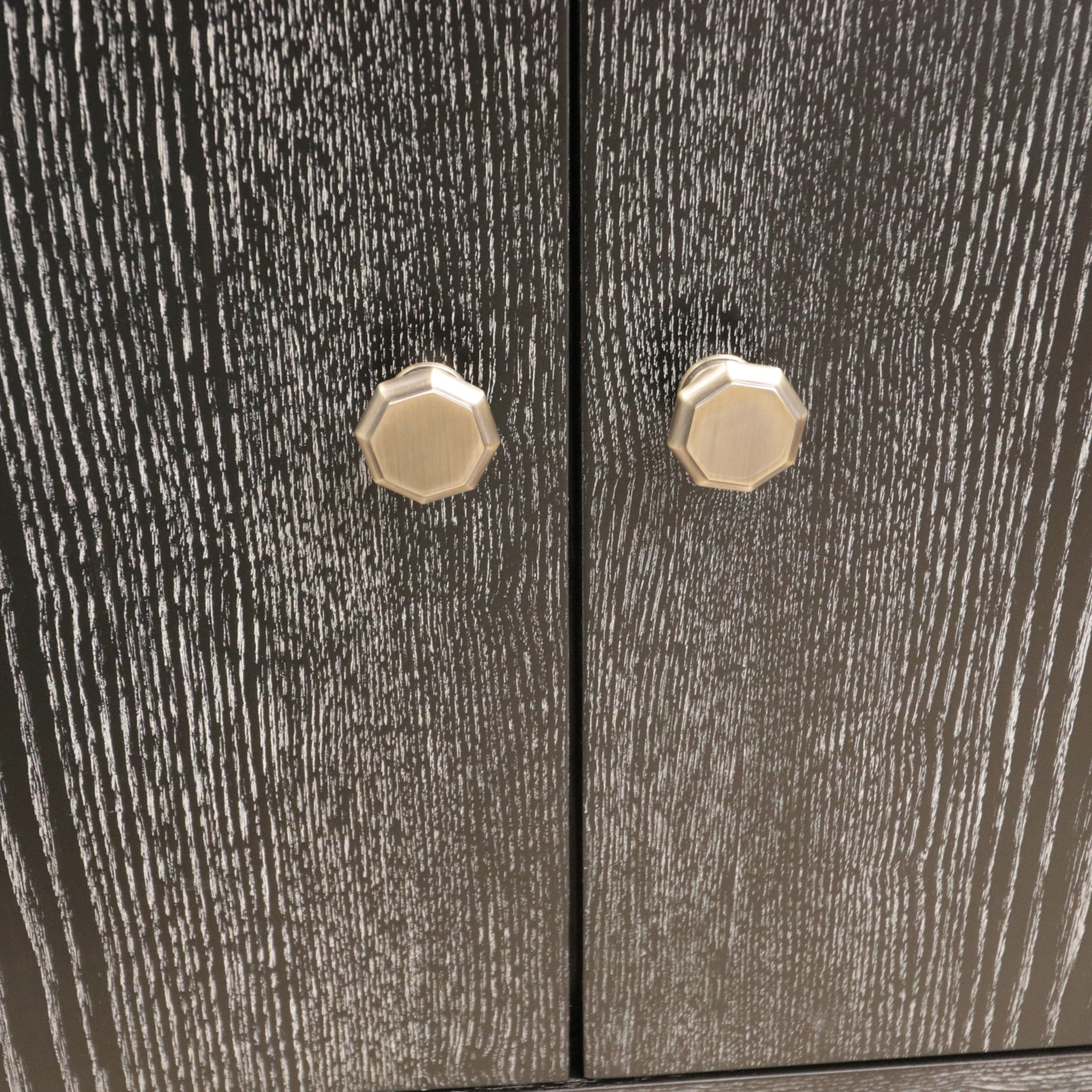 Pair of TOV Furniture "Mason" Black Buffets