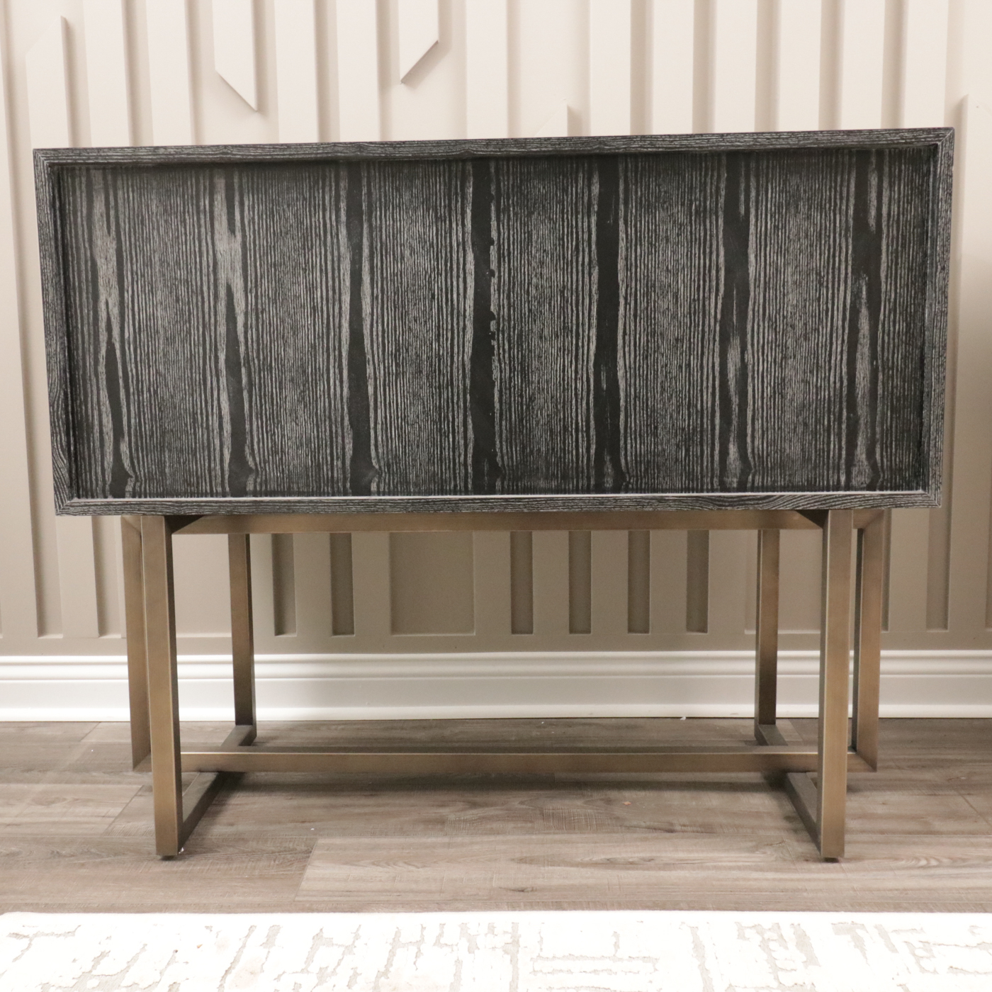 Pair of TOV Furniture "Mason" Black Buffets