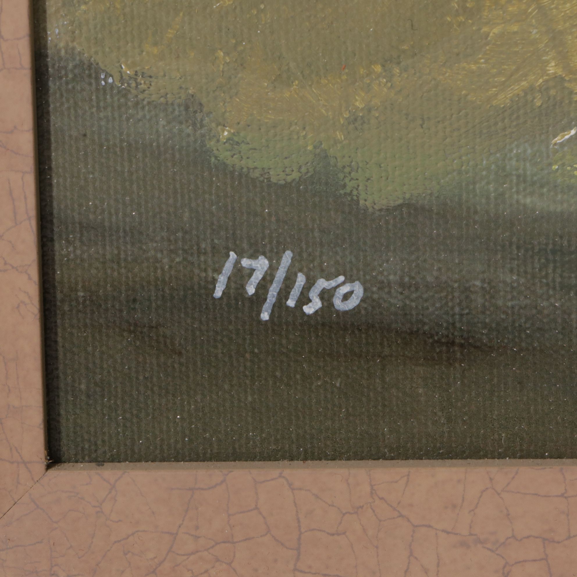 Ron Di Scenza Embellished Giclee "Dance of Light and Shadows", 2011