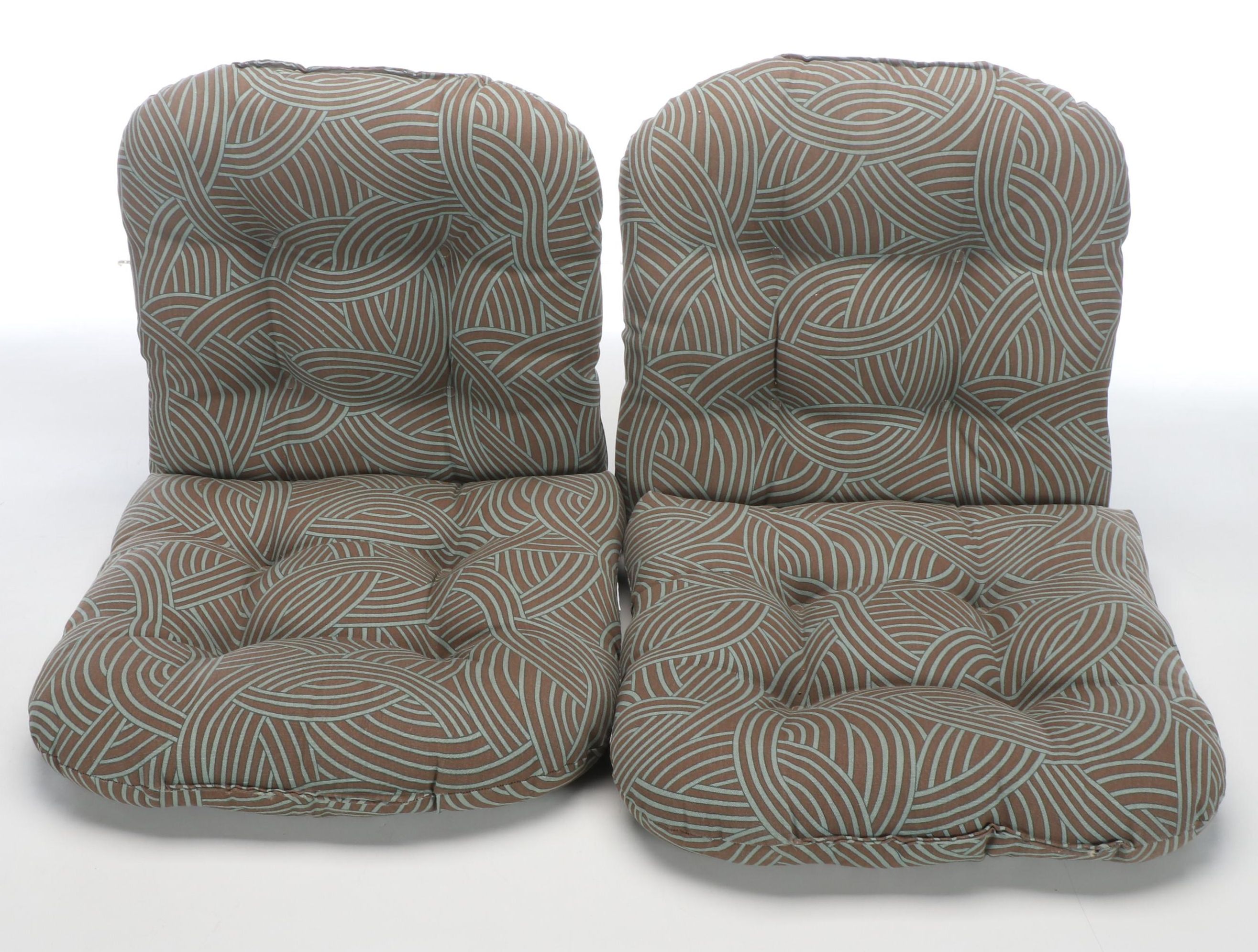 Interlocking Circle Pattern Seat Cushions