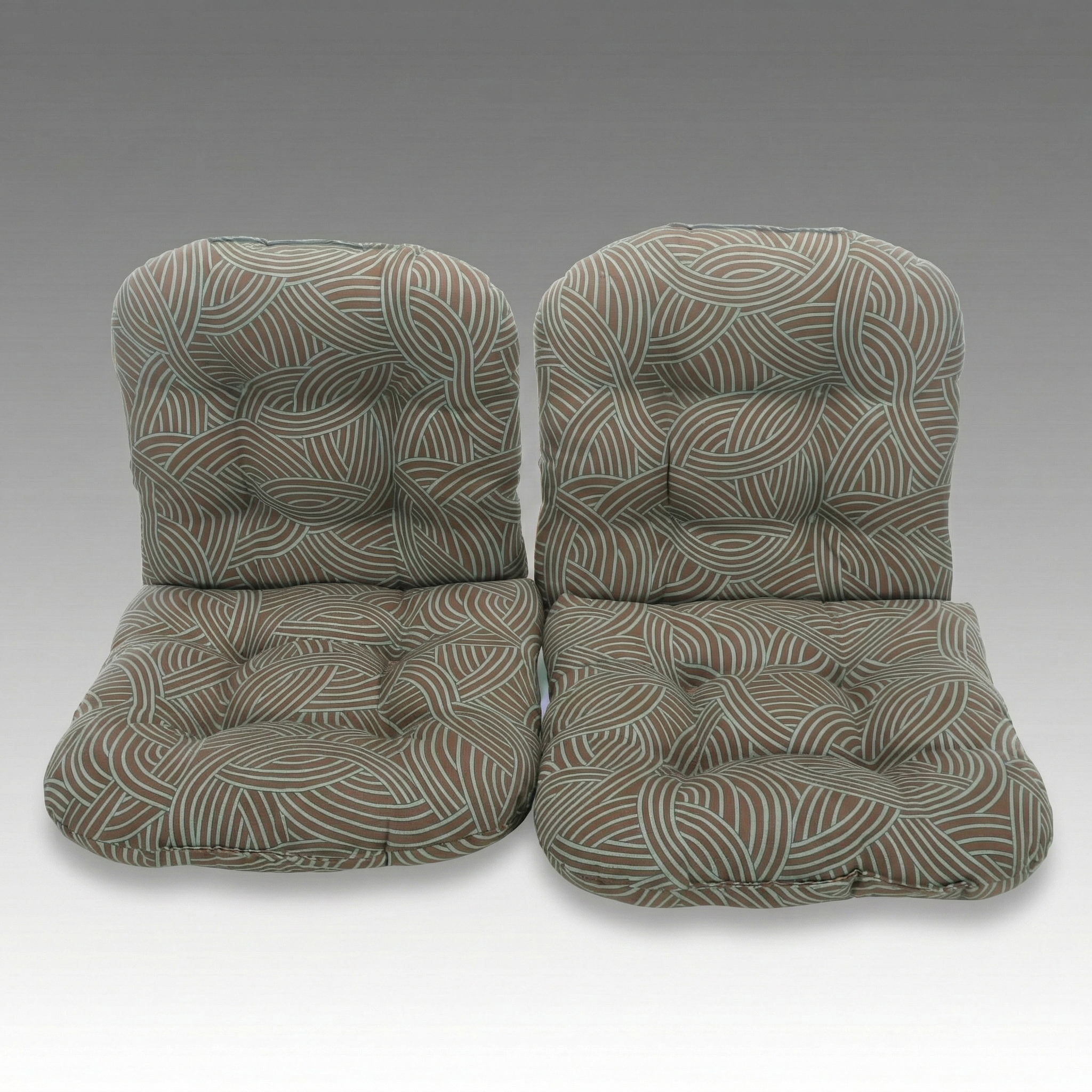Interlocking Circle Pattern Seat Cushions