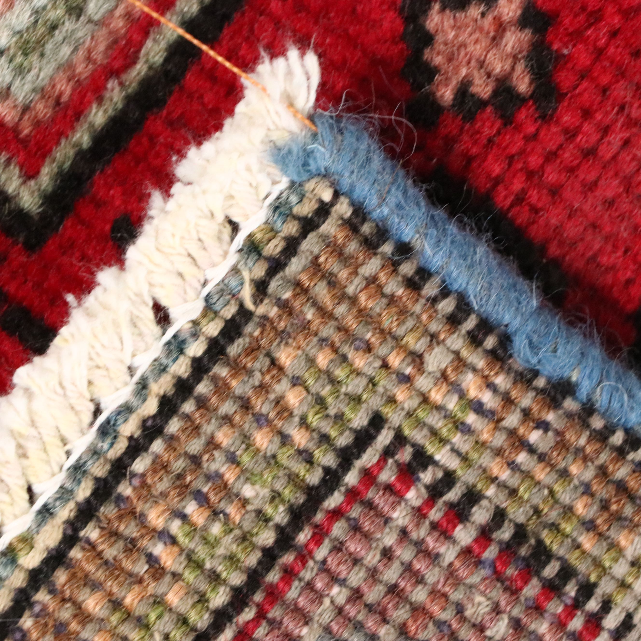 7'10 x 10'9 Hand-Knotted Persian Heriz Area Rug