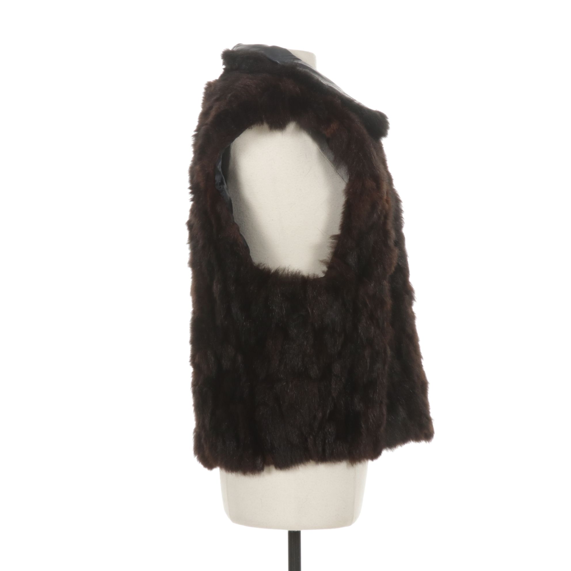 Andrew Marc Opossum Fur Vest