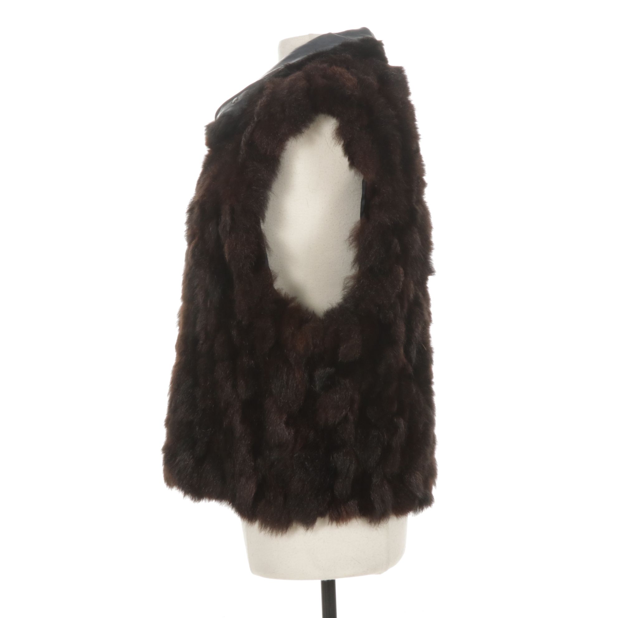 Andrew Marc Opossum Fur Vest