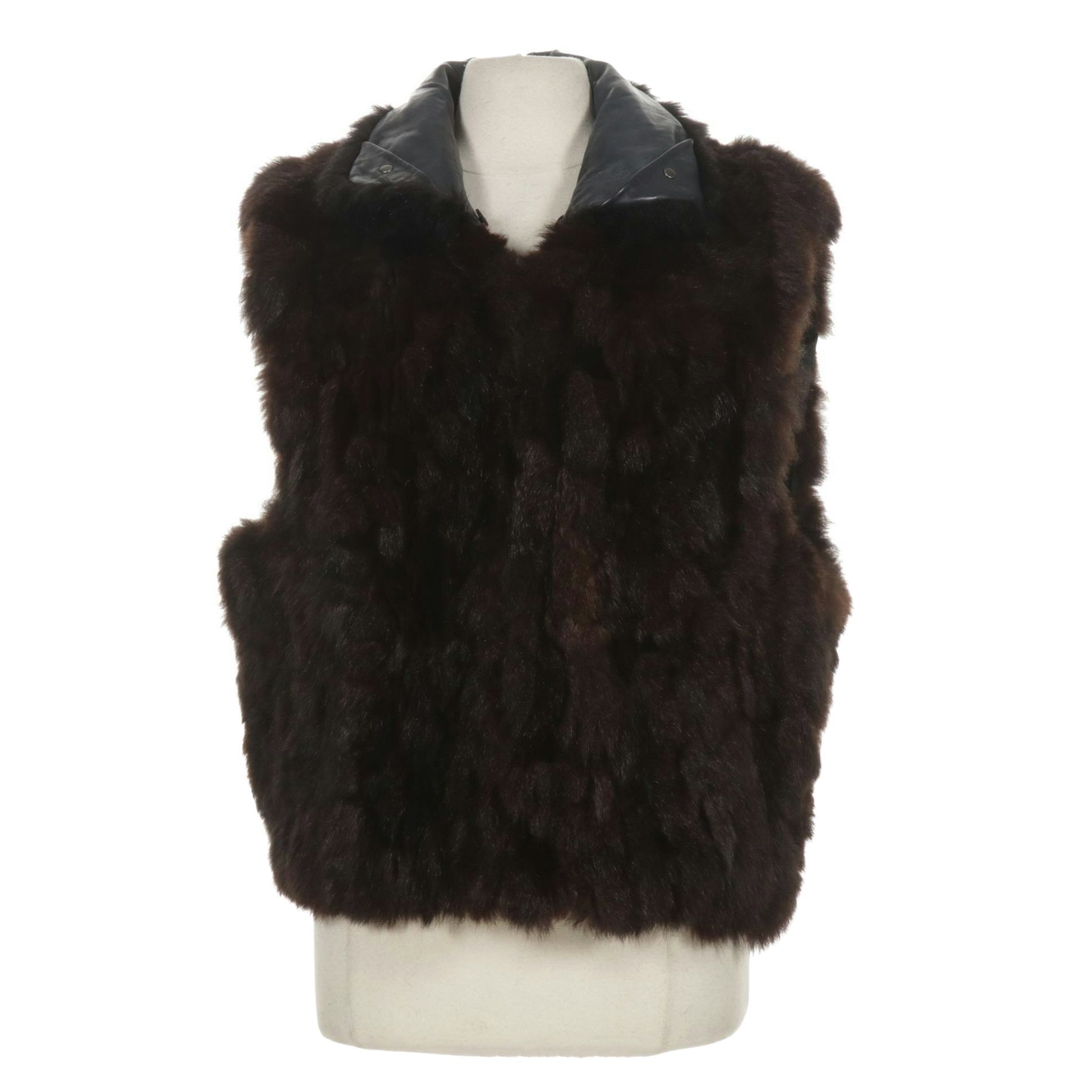 Andrew Marc Opossum Fur Vest