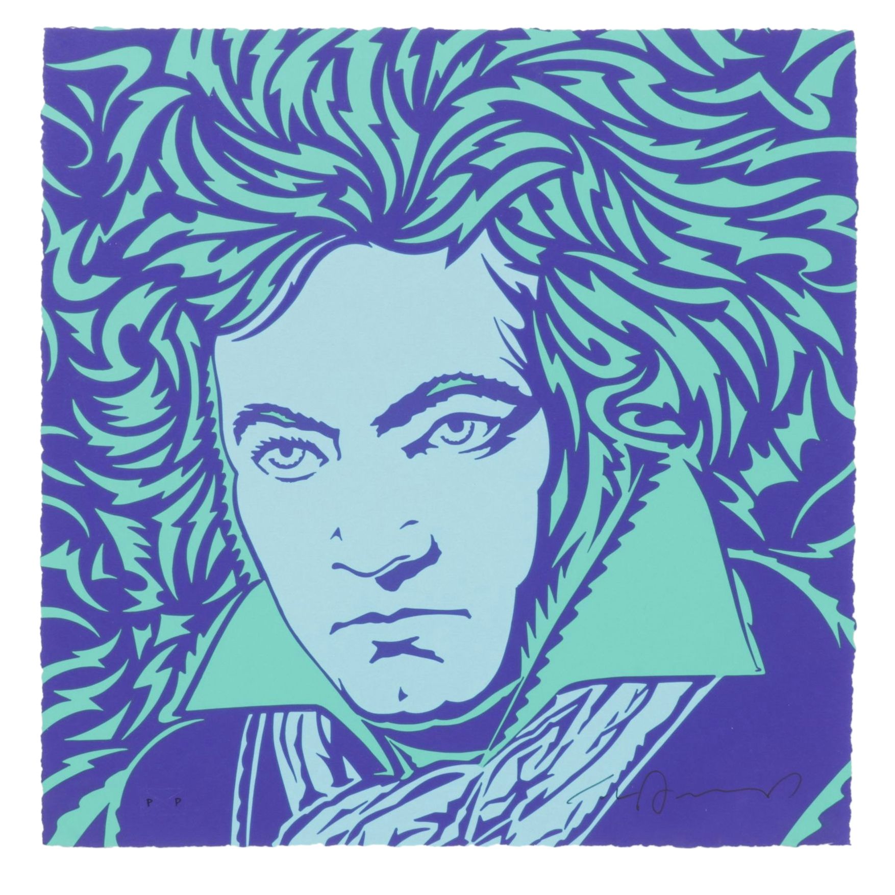 John Van Hamersveld Screenprint "Beethoven - Fidelio Edition", 2020