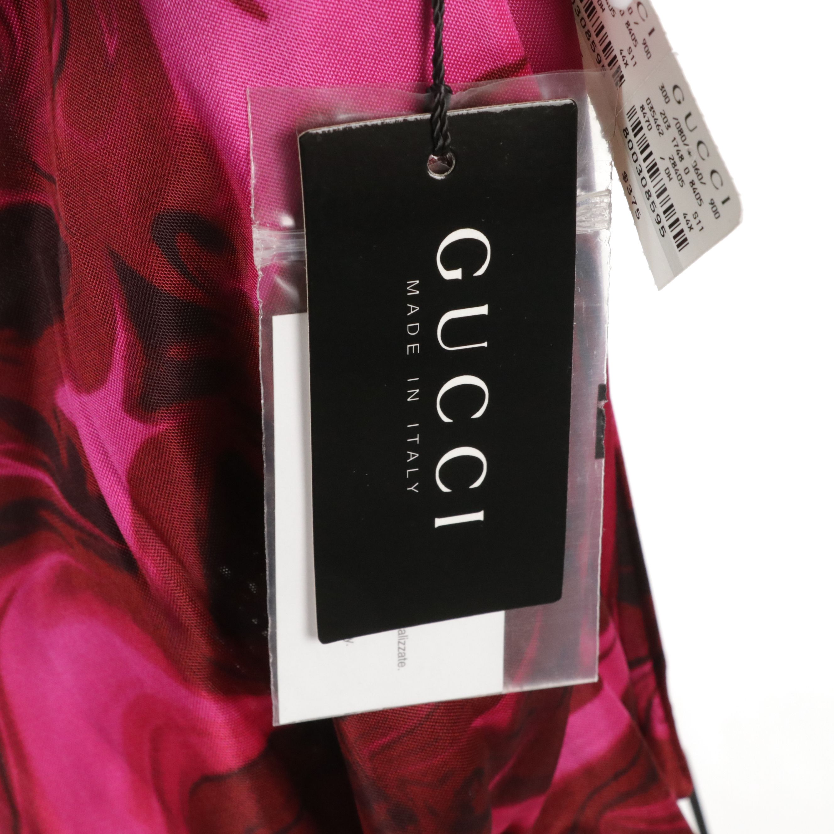 Gucci Two-Piece Halter Top and Ruched Skirt Set with Tags