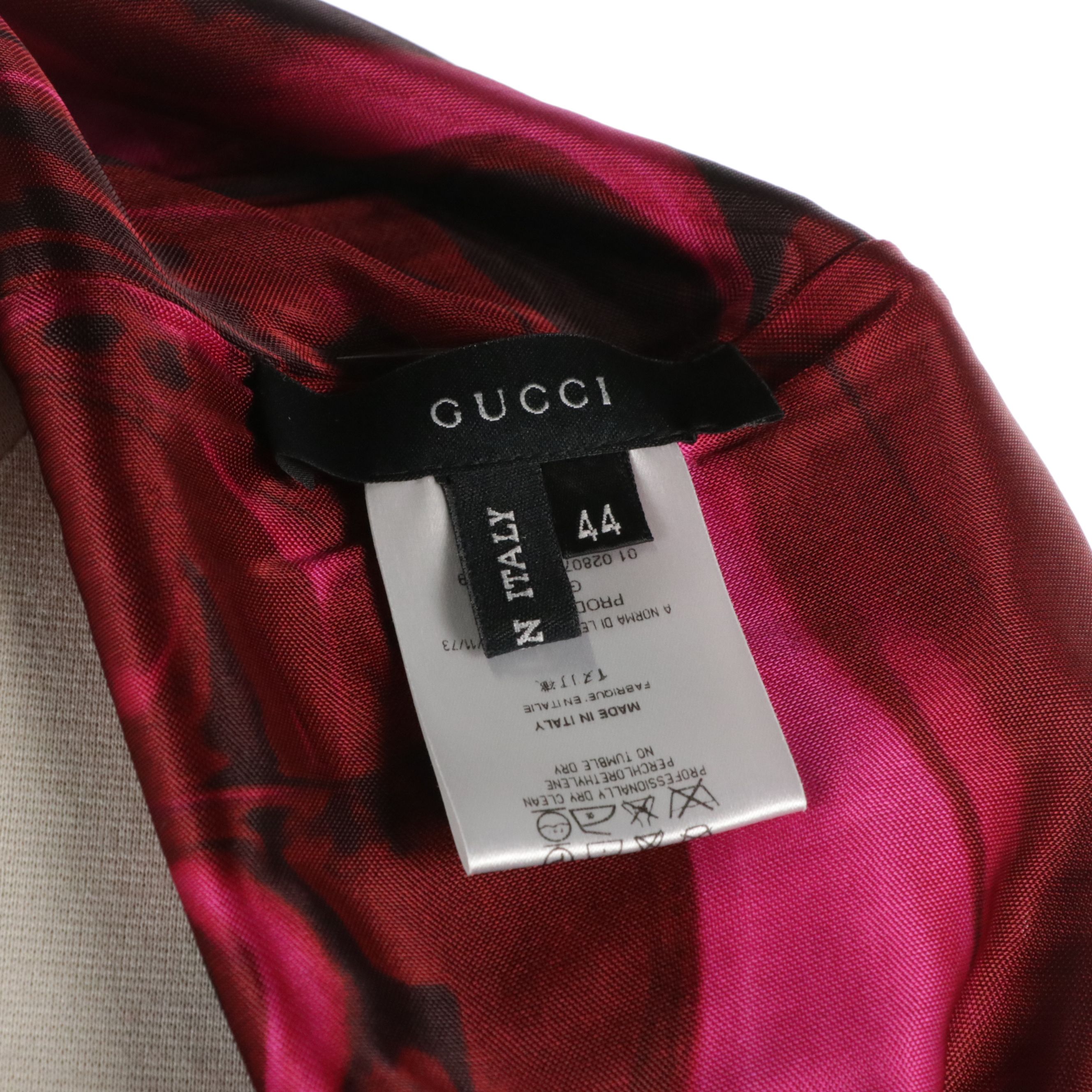 Gucci Two-Piece Halter Top and Ruched Skirt Set with Tags