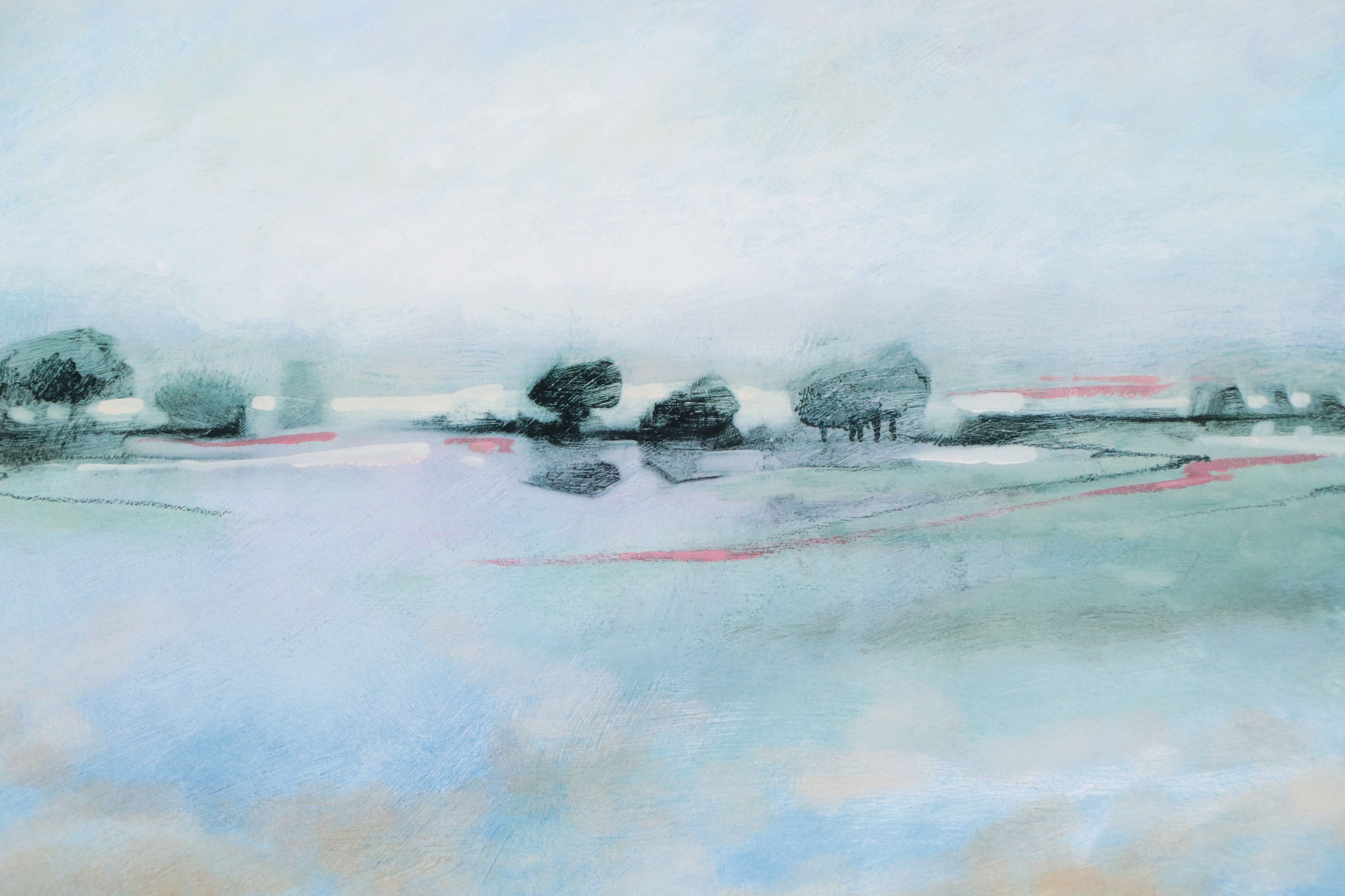 T. J. Bridge Offset Lithographs of Impressionistic Landscapes, Late 20th Century